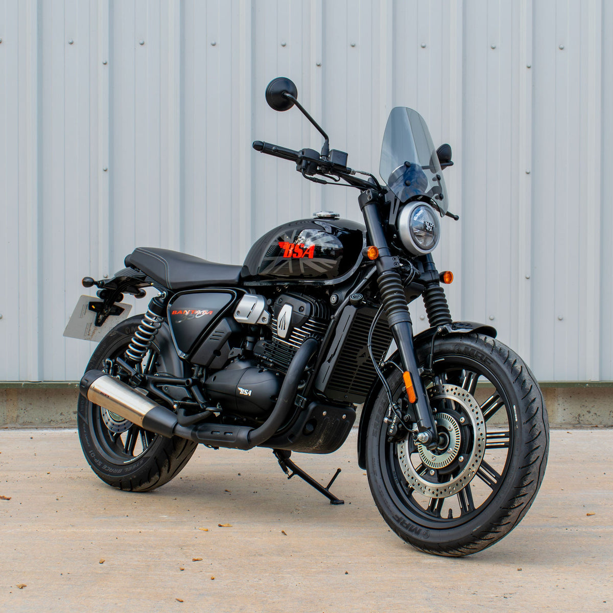 New BSA Bantam 350 Touring Screen – Developed by Pyramid x Puig - Pyramid Motorcycle Accessories