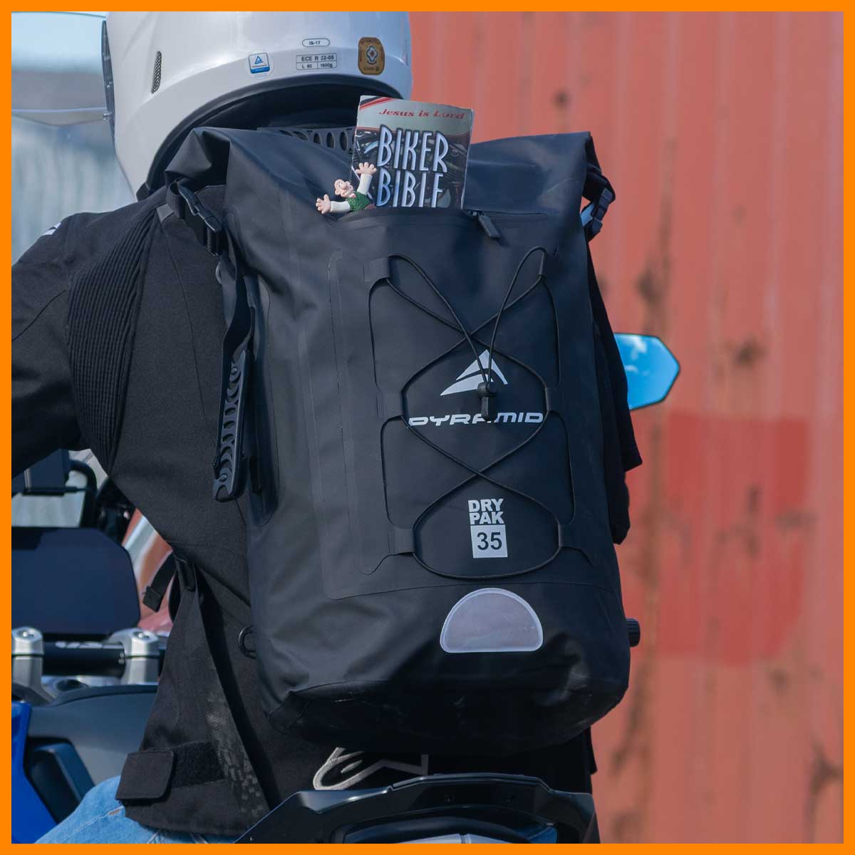 Pyramid Waterproof 35L Motorcycle Backpack For Only £49.99!