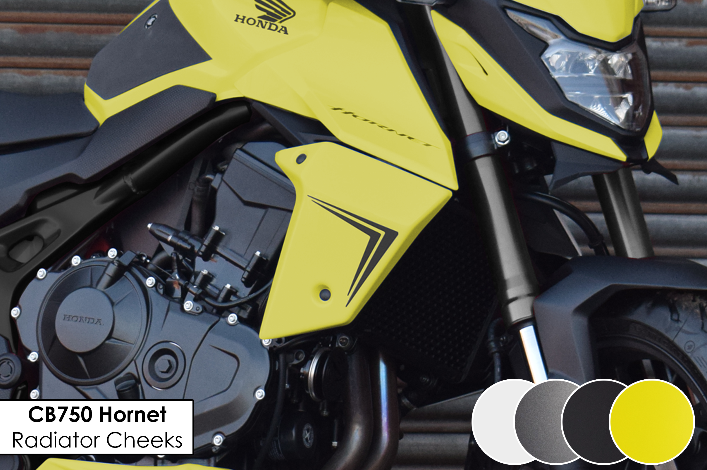 Radiator Cheeks For The Honda CB750 Hornet!