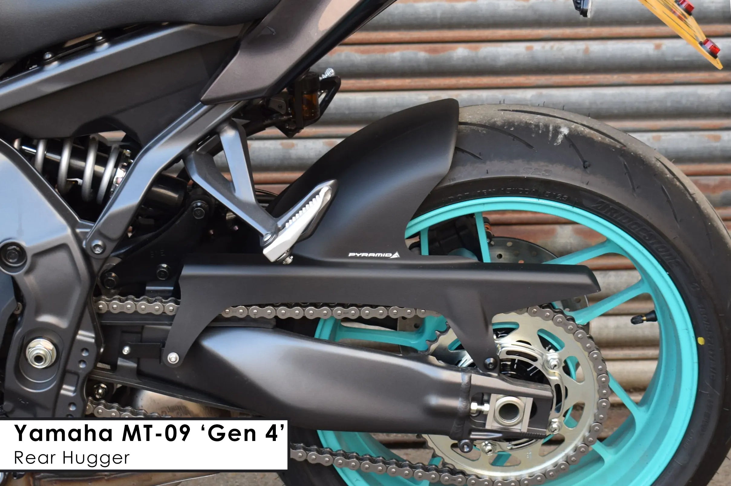 Rear-Hugger-For-The-New-2024-Yamaha-MT-09 -  Pyramid Motorcycle Accessories