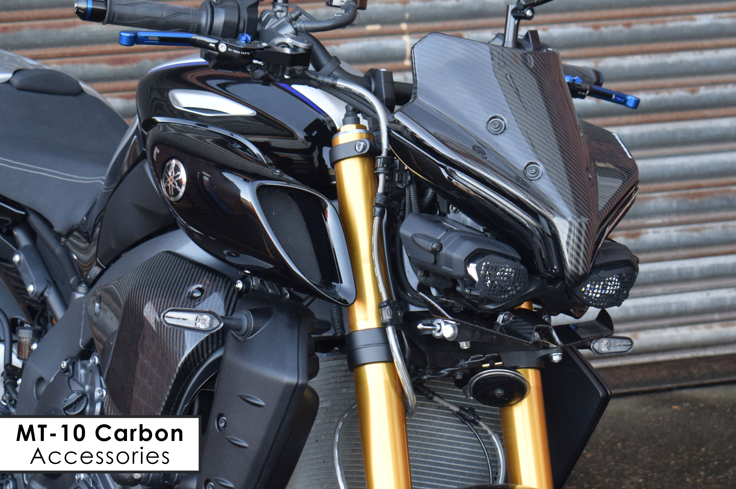 The Yamaha MT-10 Gets Carbon Fibre Accessories!