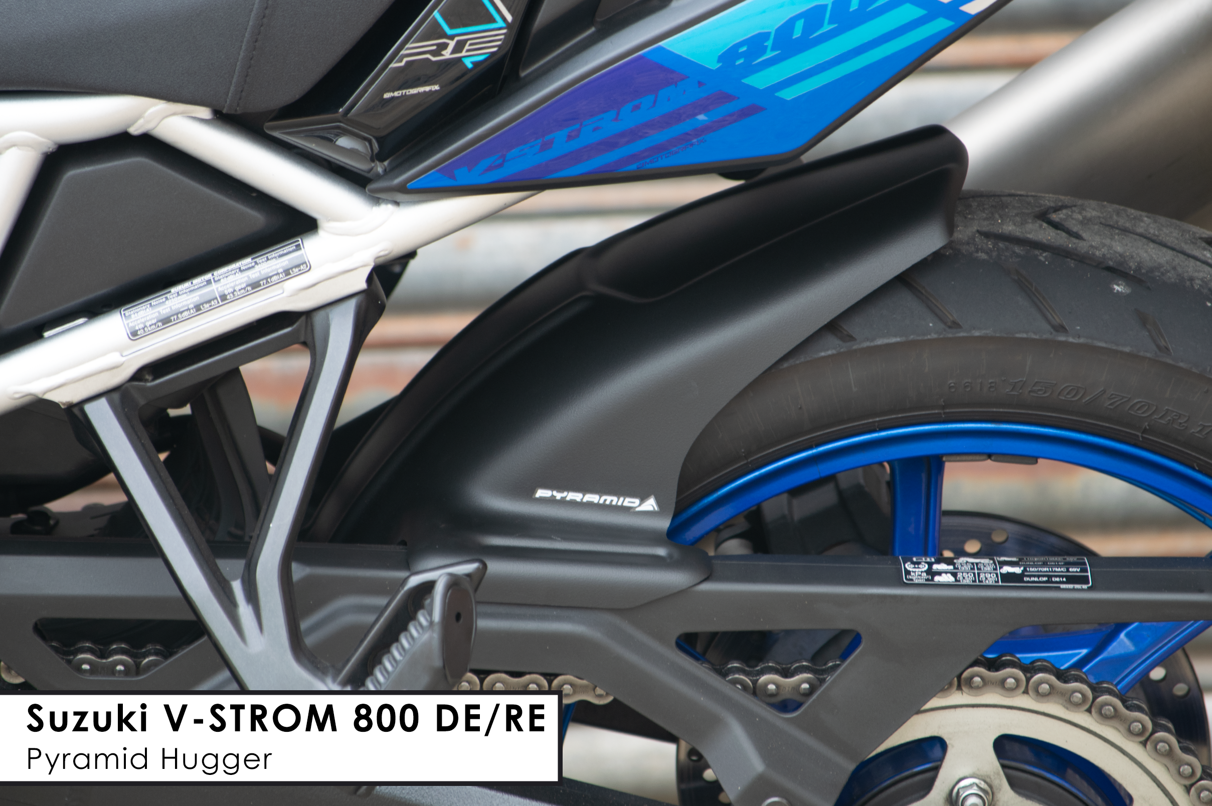 Suzuki V-Strom 800 DE & RE Rear Hugger – Rear Wheel Protection