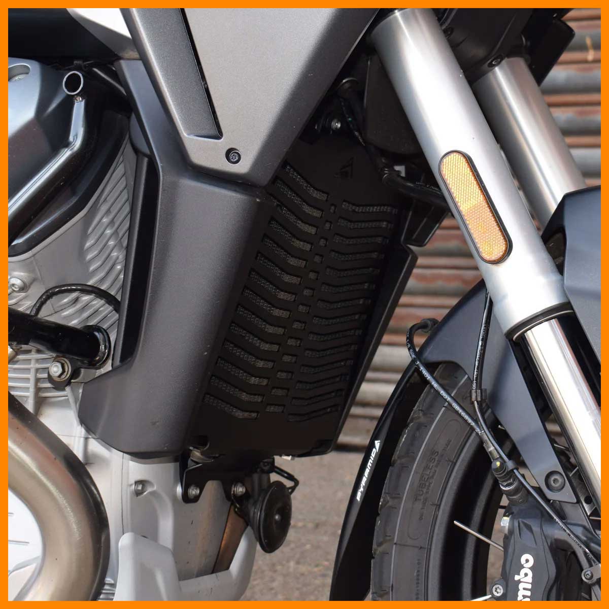 Radiator Guard For The Moto Guzzi V100 Stelvio!