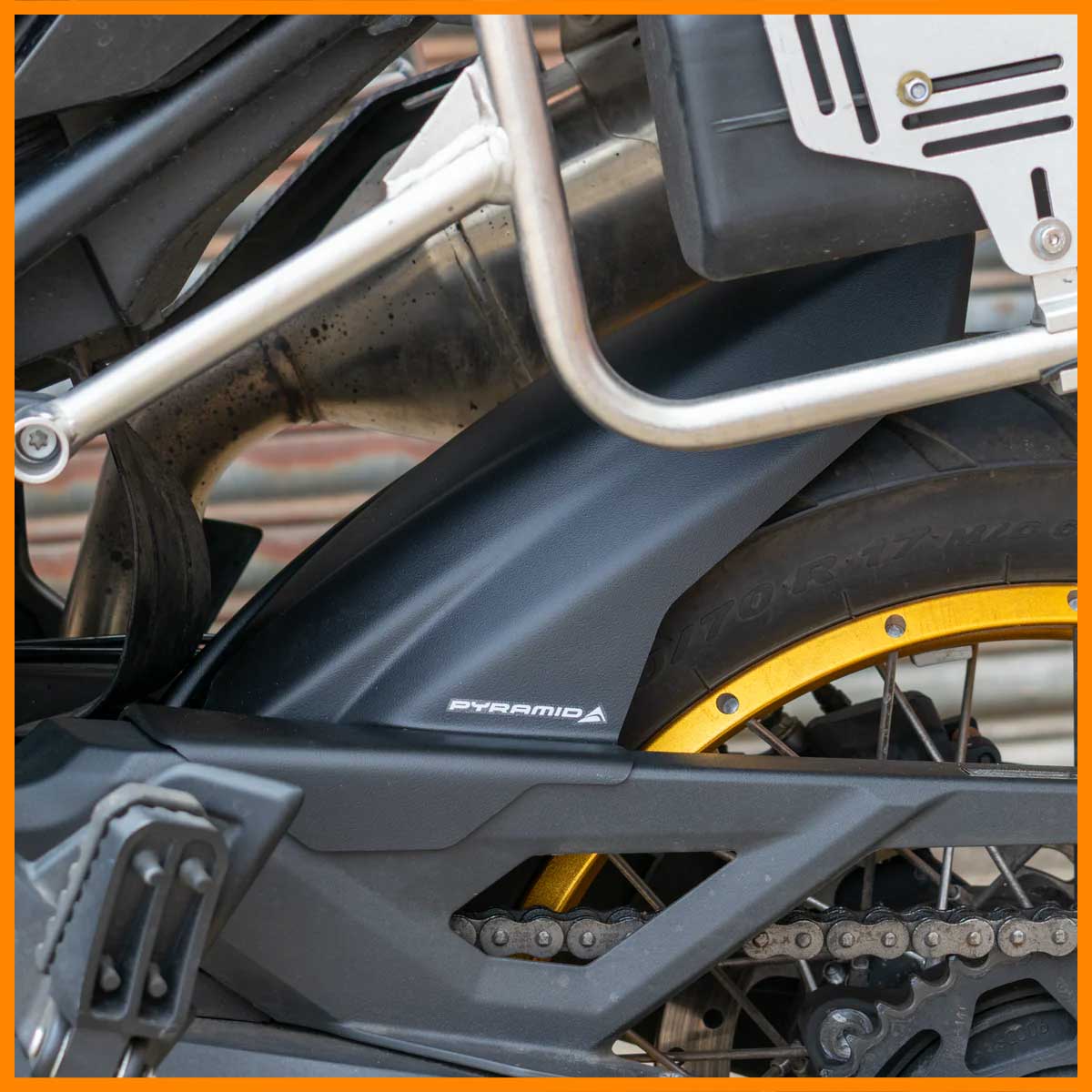 Voge DS900X Rear Hugger – Shock, Chain & Spray Protection