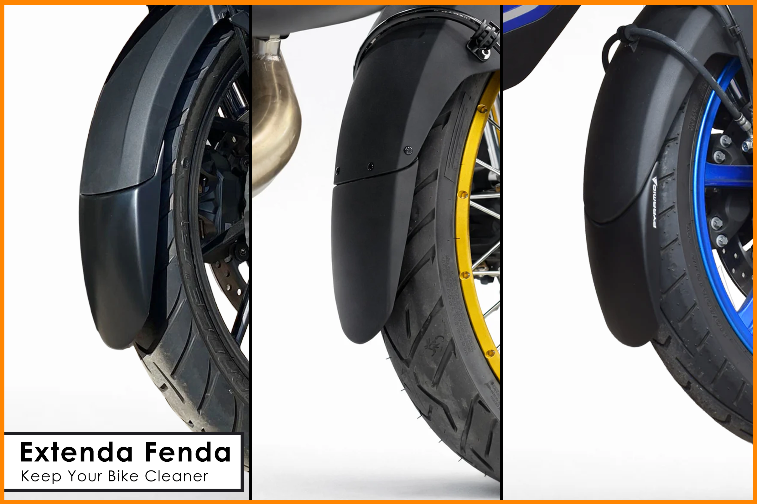 The Original Extenda Fenda – Why a Front Mudguard Extension Keeps Your Bike Cleaner