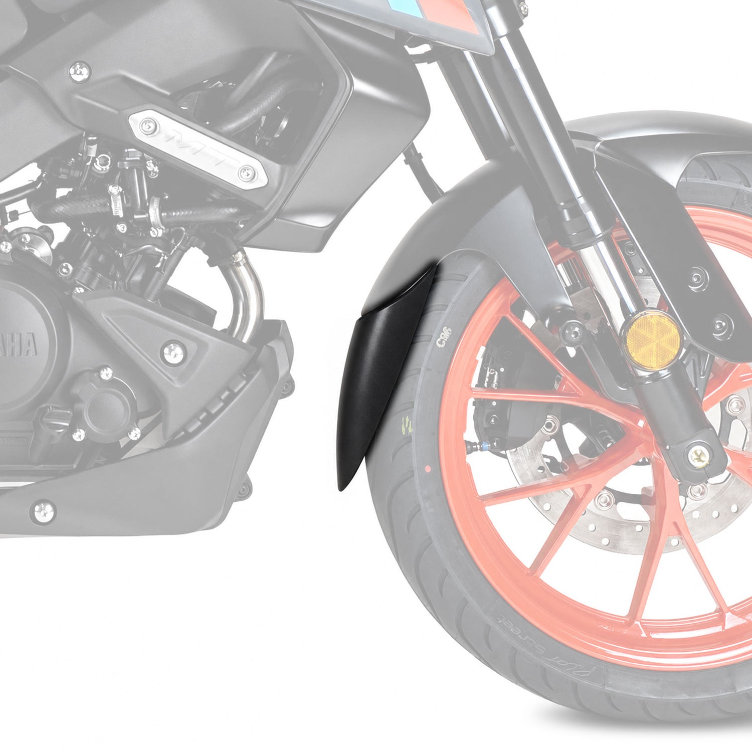 Pyramid Extenda Fenda | Matte Black | Yamaha MT-125 2020>Currentย -ย ย Pyramid Motorcycle Accessories