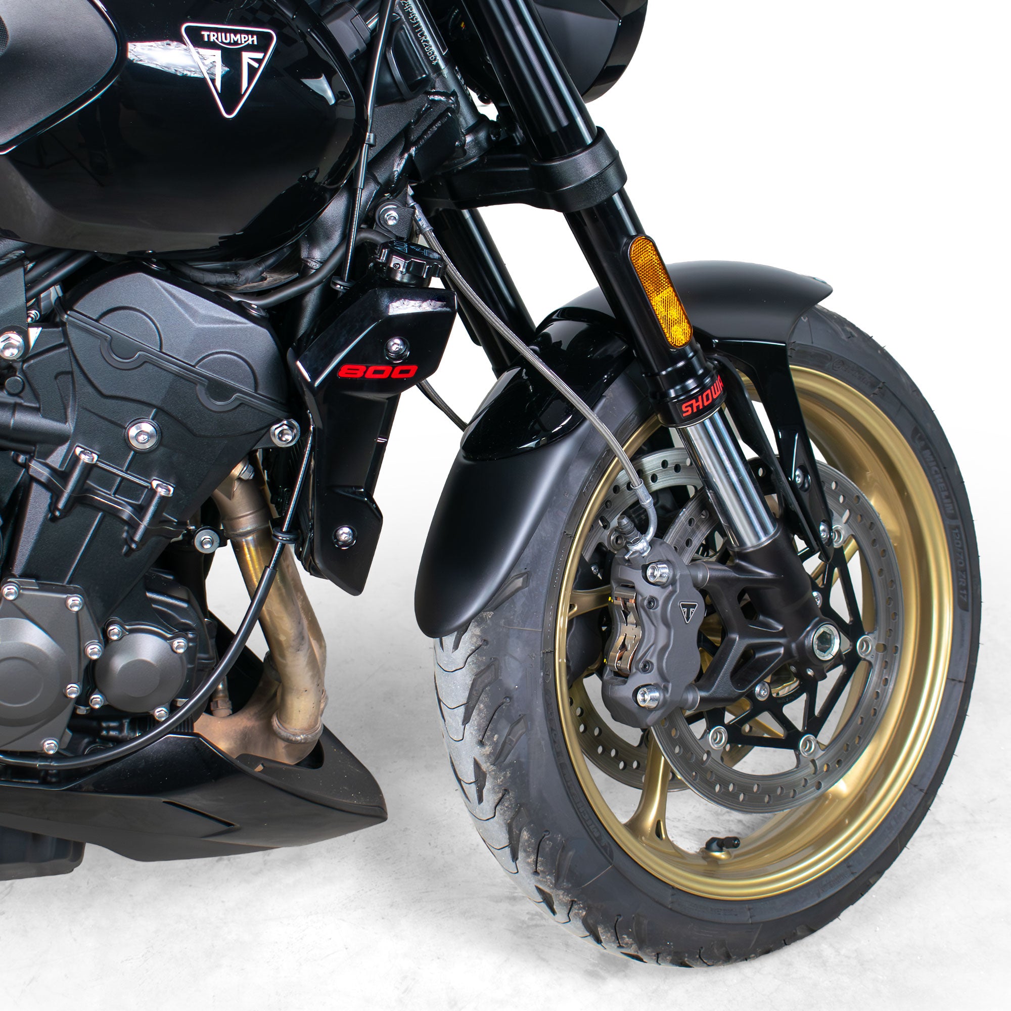 Pyramid Extenda Fenda | Matte Black | Triumph Trident 800 2026>Current - Pyramid Motorcycle Accessories
