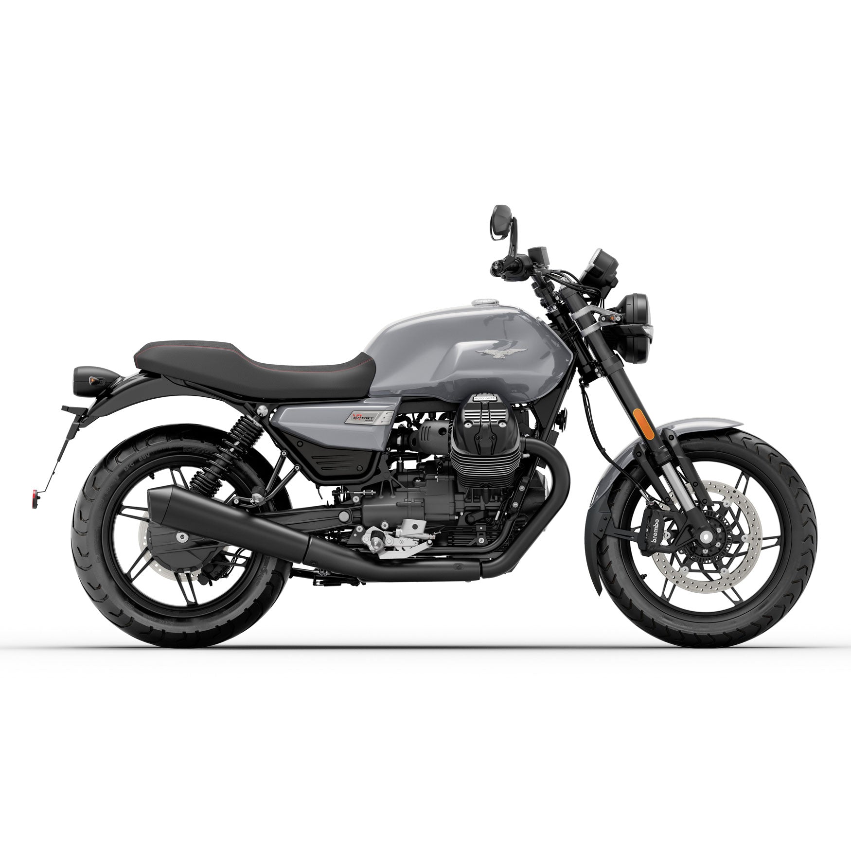 Pyramid Extenda Fenda EXTRA | Matte Black | Moto Guzzi V7 Sport 2025>Current - Pyramid Motorcycle Accessories