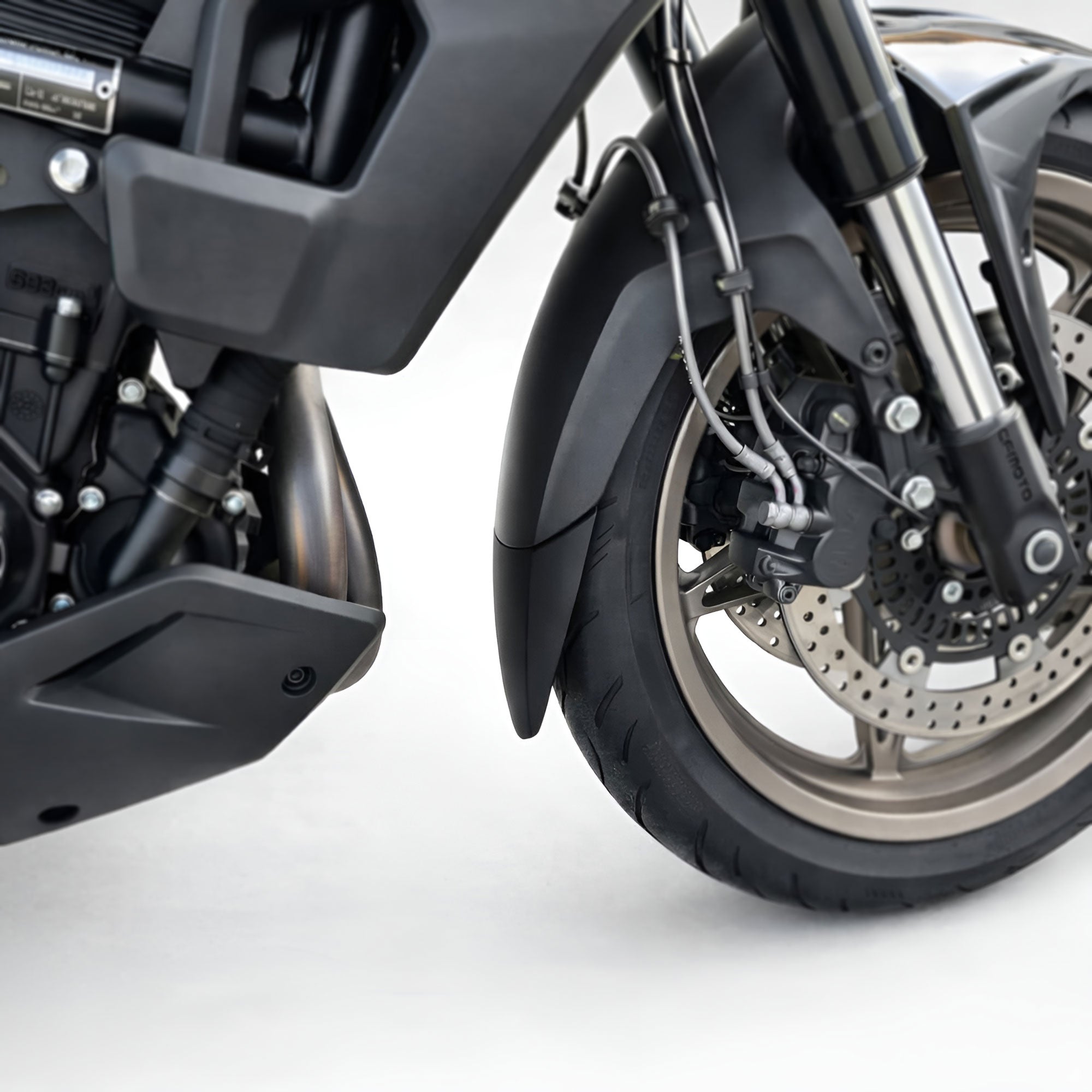Pyramid Extenda Fenda | Matte Black | CFMoto 700MT 2023>2024 - Pyramid Motorcycle Accessories