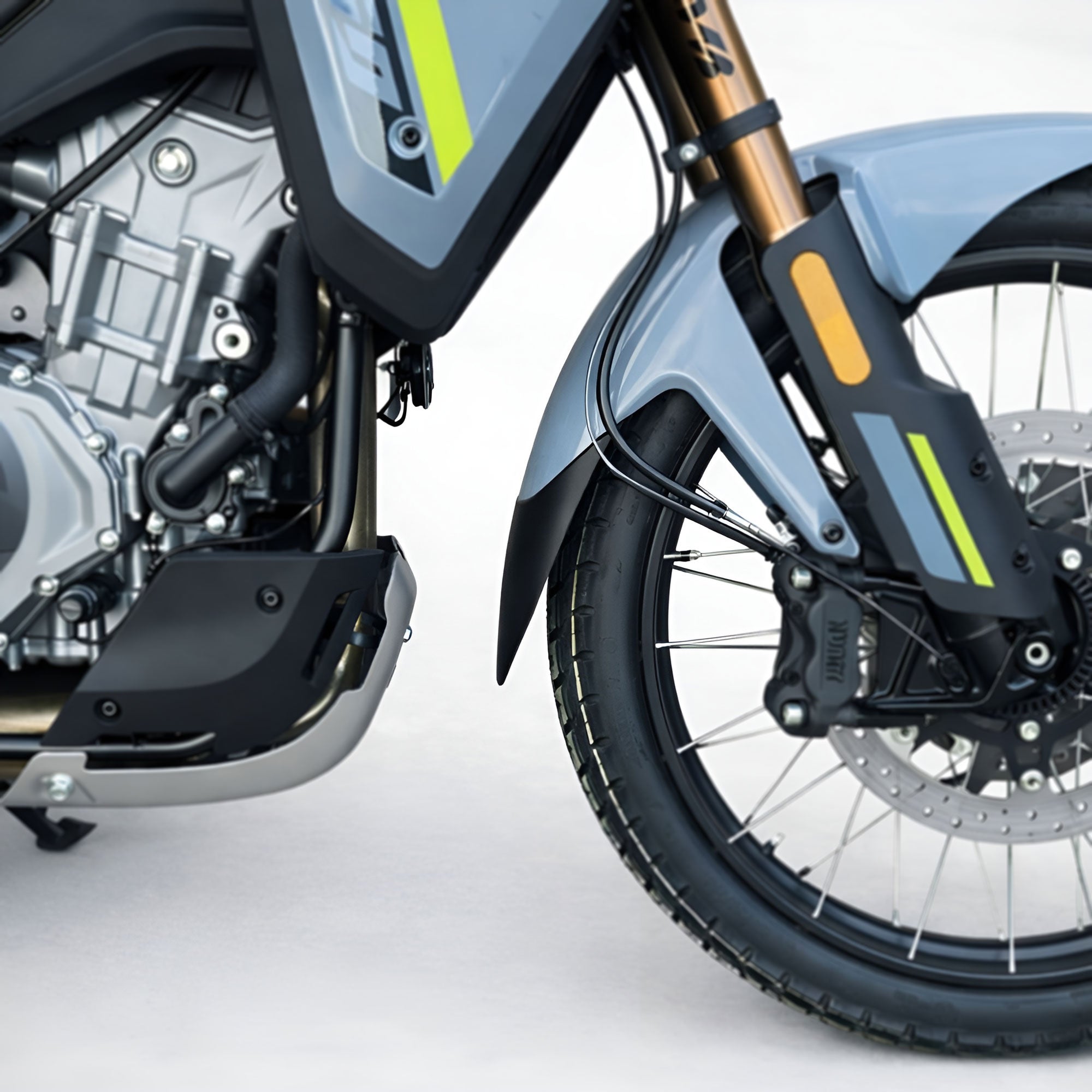 Pyramid Extenda Fenda | Matte Black | CFMoto 450MT 2024>Current - Pyramid Motorcycle Accessories