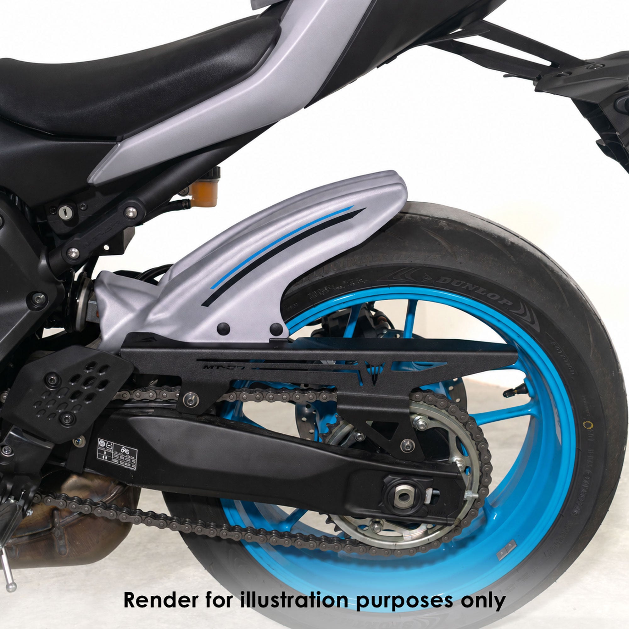 Pyramid Hugger | Ice Storm | Yamaha MT-07 2025>Current - Pyramid Motorcycle Accessories
