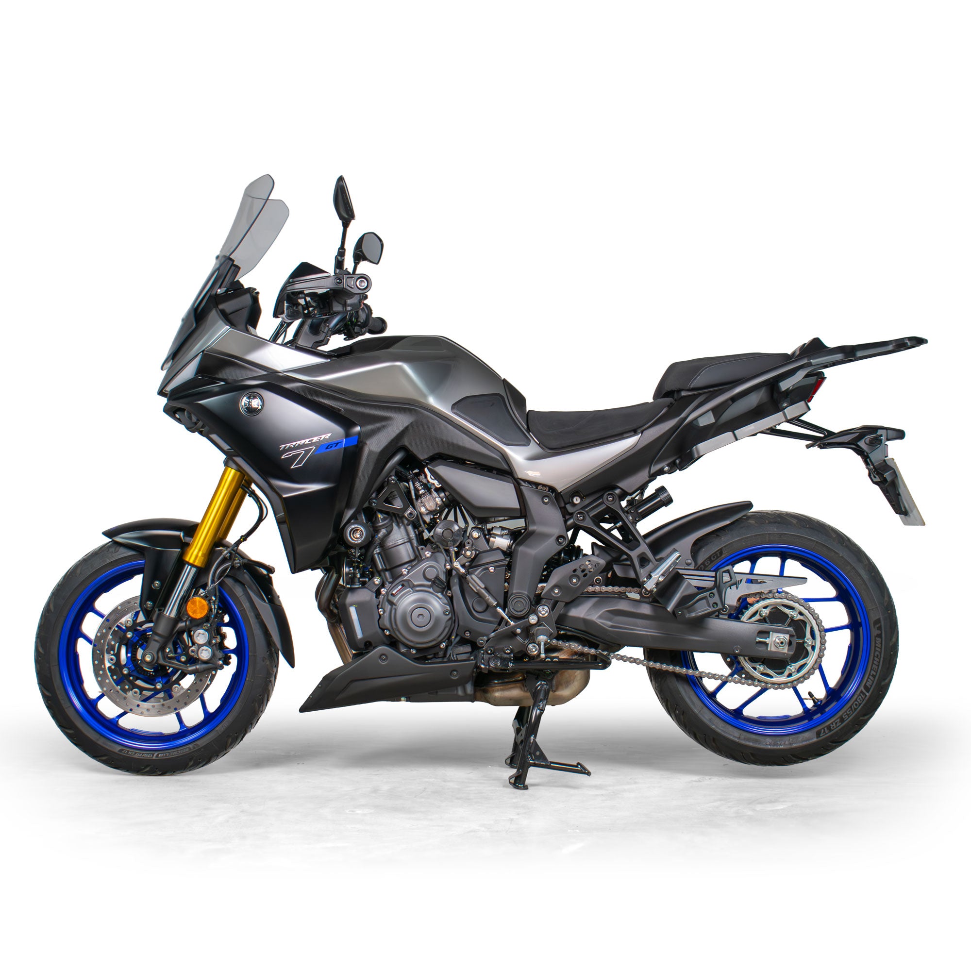 Pyramid Hugger | Matte Black | Yamaha Tracer 7 (GT) 2025>Current - Pyramid Motorcycle Accessories