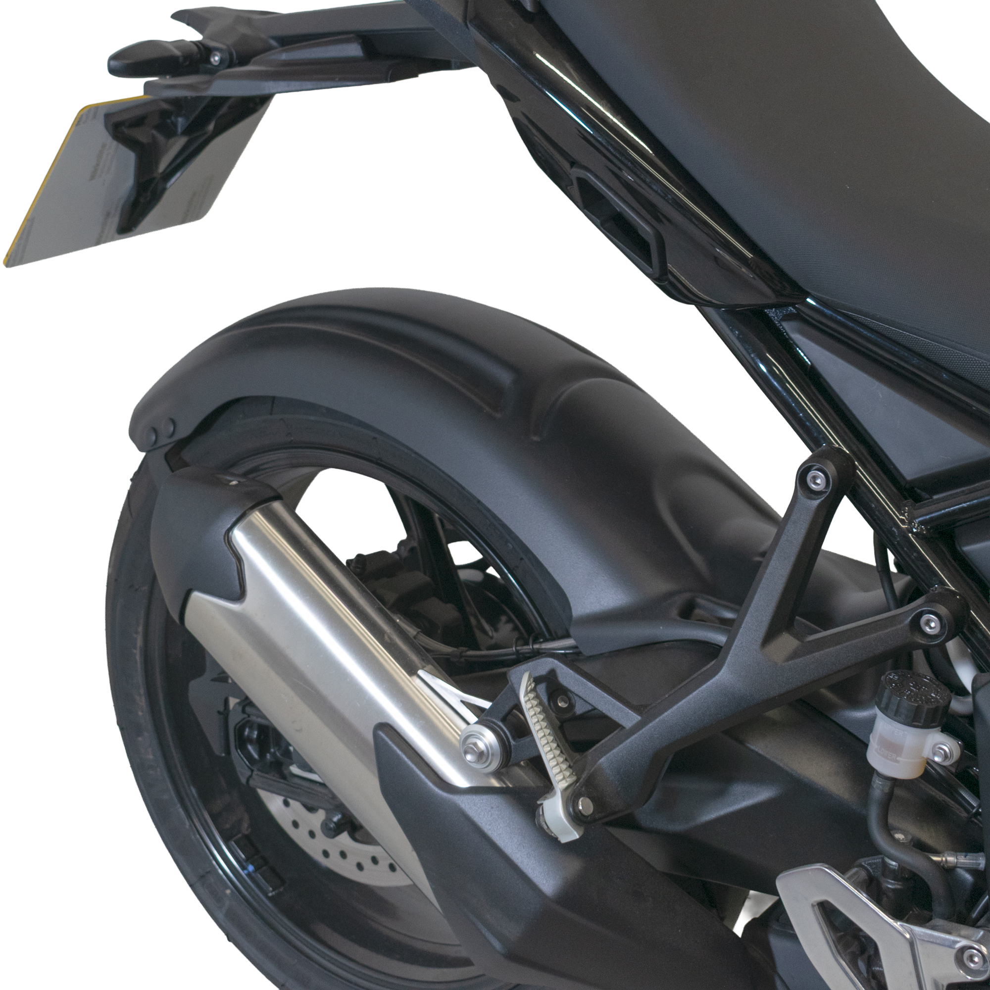 Pyramid Hugger | Matte Black | Triumph Tiger Sport 800 2025>Current - Pyramid Motorcycle Accessories
