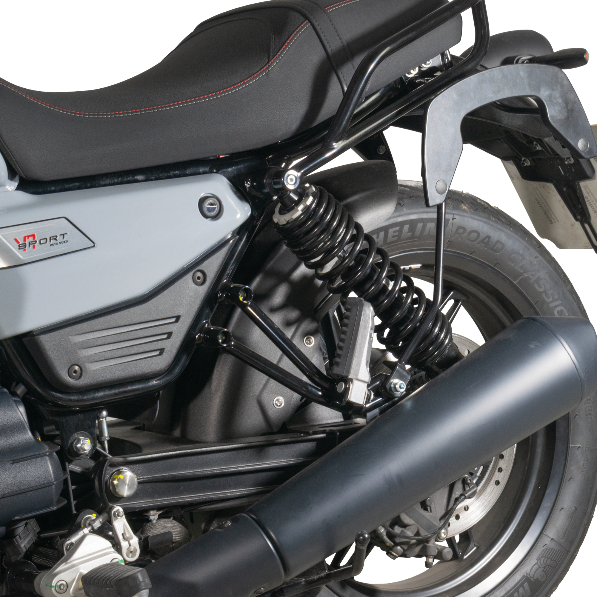 Pyramid Hugger | Matte Black | Moto Guzzi V7 Sport 850 2025>Current - Shop name
