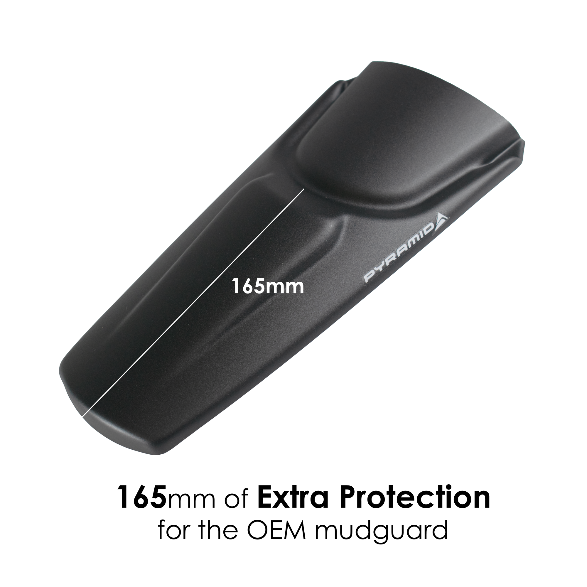 Pyramid Hugger Extension | Matte Black | CFMOTO 675NK 2025>Current - Pyramid Motorcycle Accessories