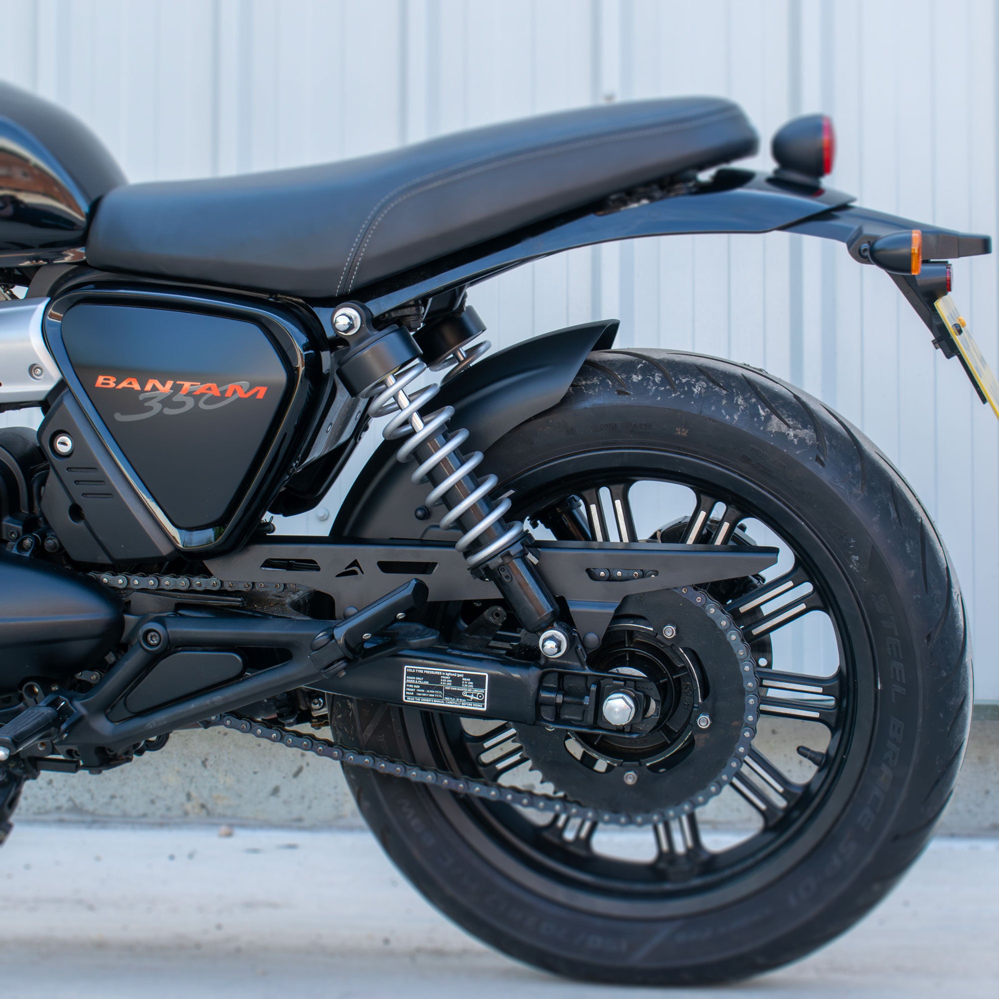 Pyramid Hugger | Matte Black | BSA Bantam 350 2026>Current - Pyramid Motorcycle Accessories