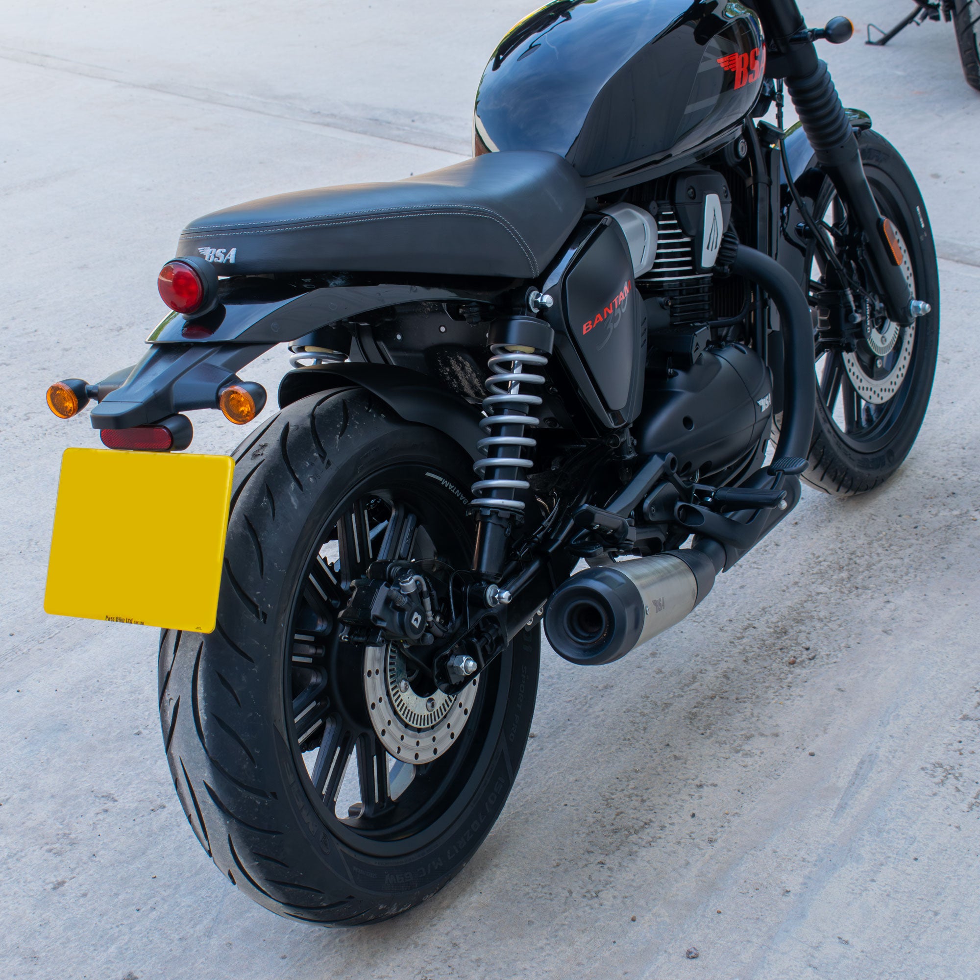 Pyramid Hugger | Matte Black | BSA Bantam 350 2026>Current - Pyramid Motorcycle Accessories