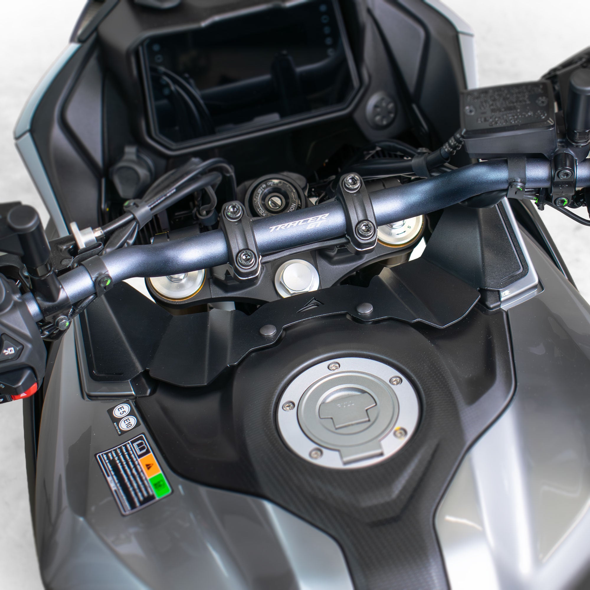 Pyramid Wind Deflector | Matte Black | Yamaha Tracer 7 (GT) 2025>Current - Pyramid Motorcycle Accessories