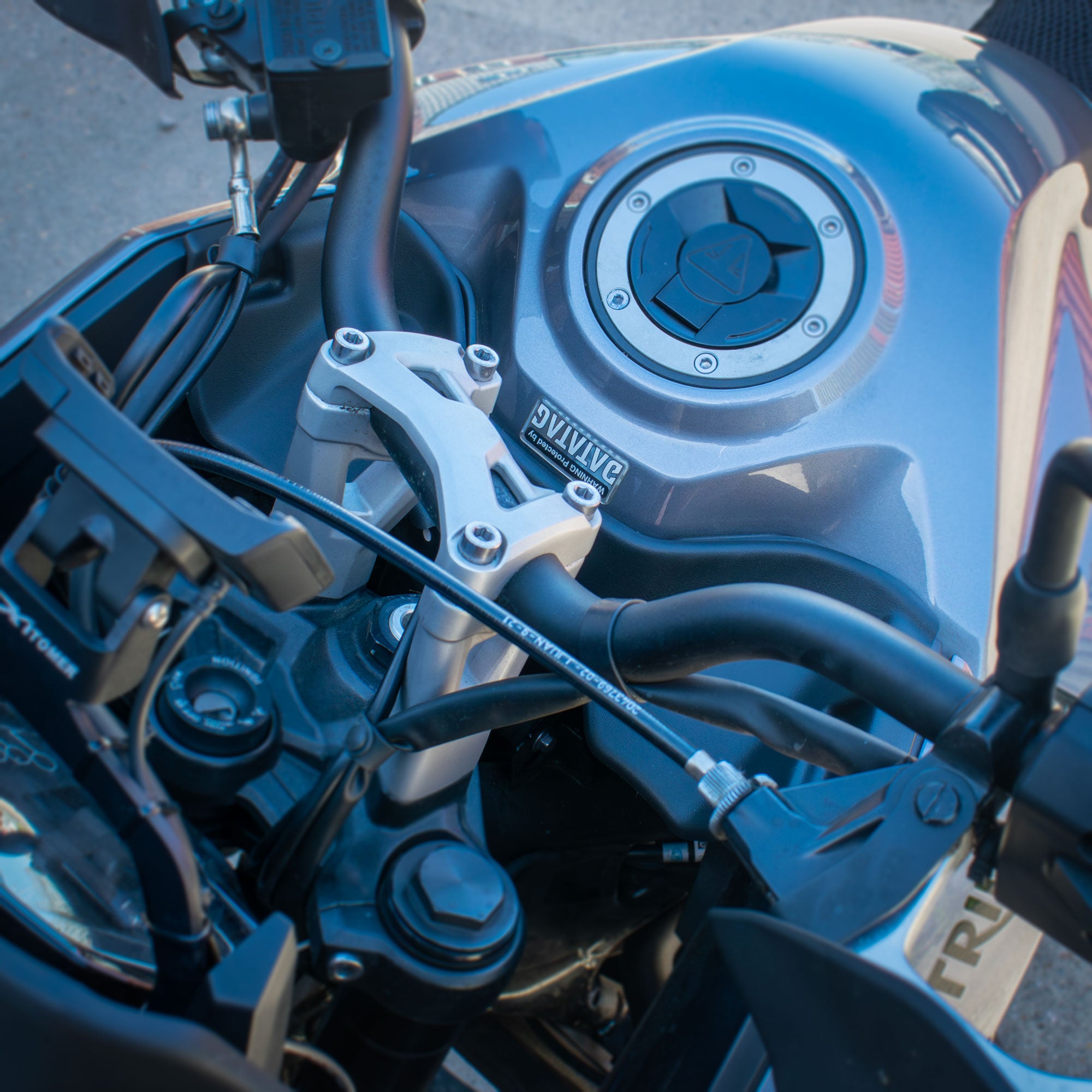 Pyramid Wind Deflector | Matte Black | Triumph Tiger Sport 660 2022>Current