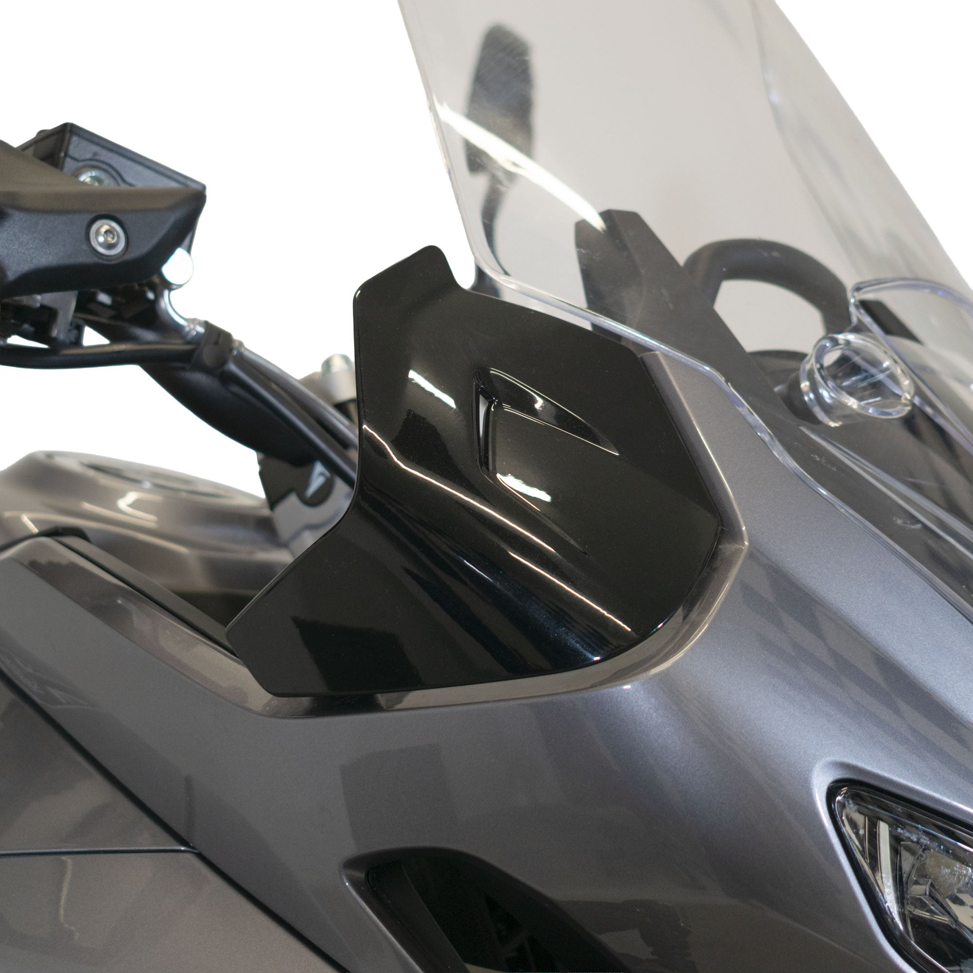 Pyramid Wind Deflectors | Sapphire Black | Triumph Tiger Sport 800 2025>Current - Pyramid Motorcycle Accessories