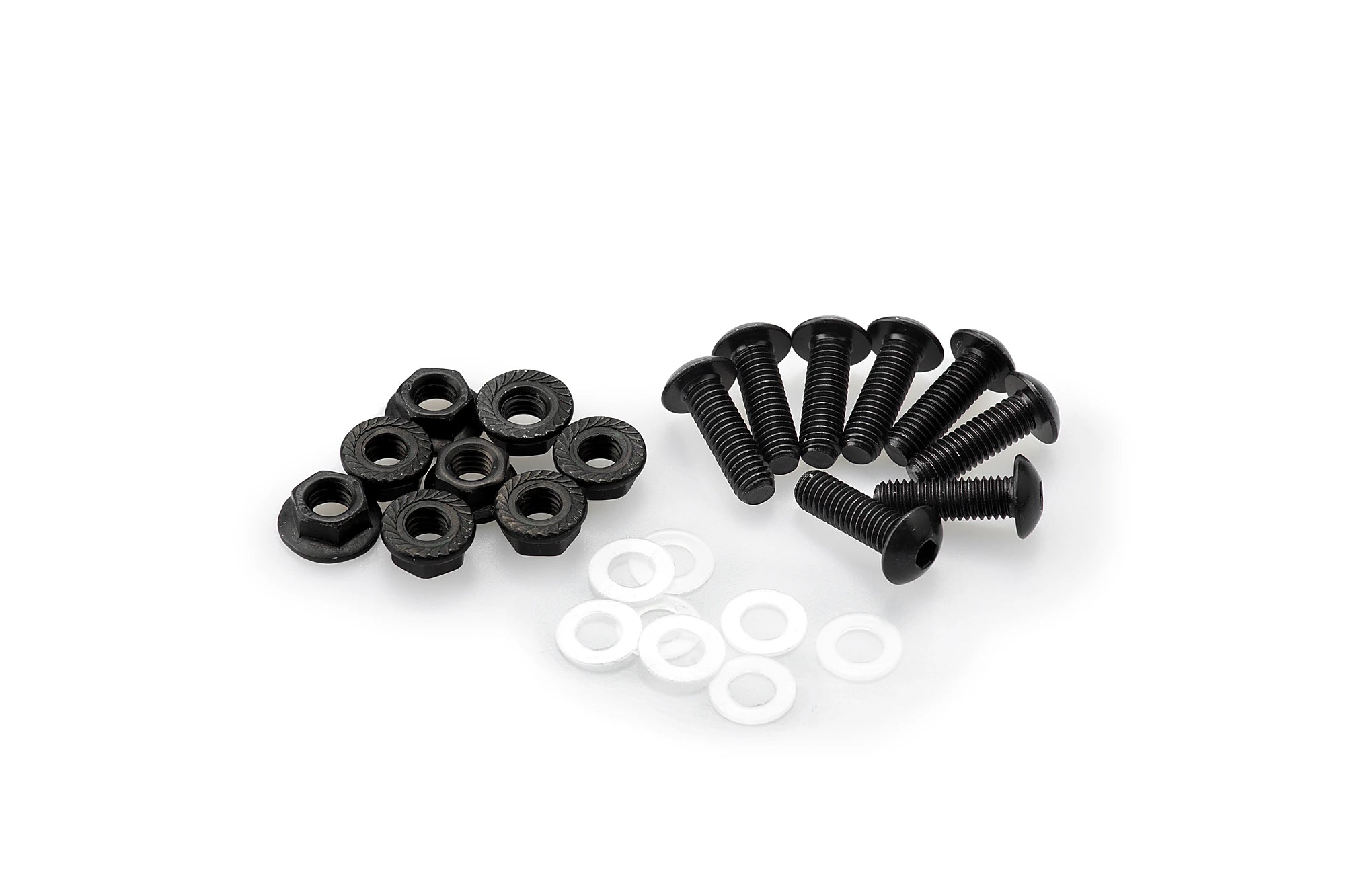 Puig M5 Screen Screws 6 Pack With Nuts | Black - Pyramid Motorcycle Accessories