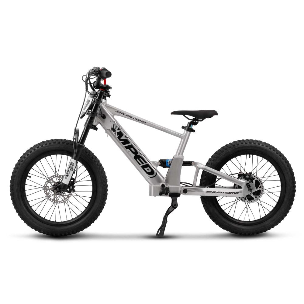Amped A20 Comp Kids Electric Bike - Silver - Pyramid Motorcycle Accessories