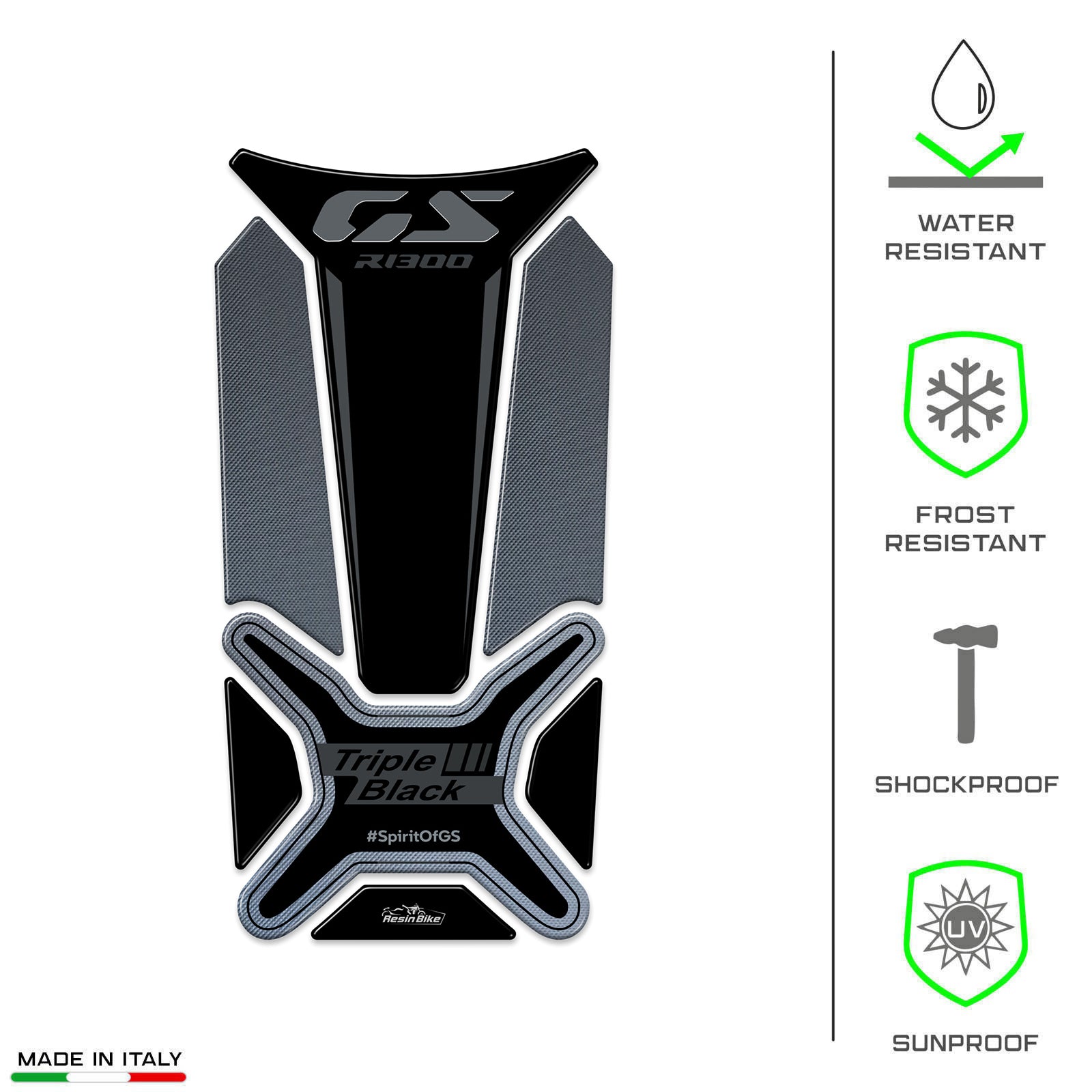 Resin Bike 3D Motorcycle Stickers - Full Kit | BMW R 1300 GS 2023>2026 RB-1000695000001 - Pyramid Motorcycle Accessories