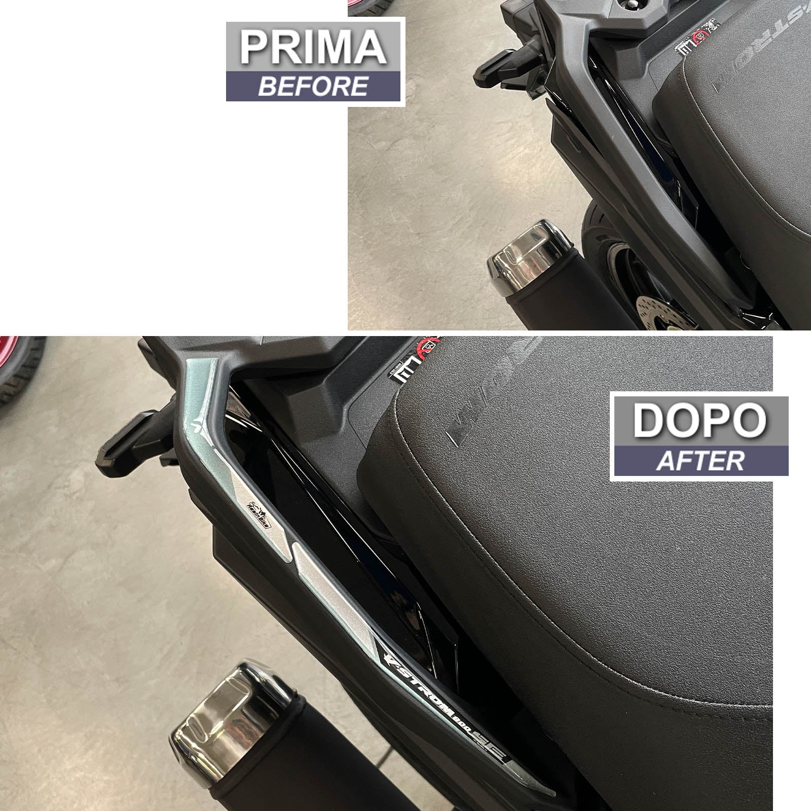 Resin Bike 3D Motorcycle Stickers - Passenger Handles | Suzuki V-Strom 800SE 2023>2024 RB-1000695400009 - Pyramid Motorcycle Accessories