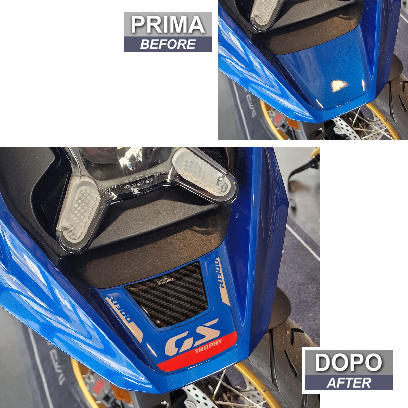 Resin Bike 3D Motorcycle Stickers - Beak | BMW R 1300 GS 2023>2025 - Pyramid Motorcycle Accessories