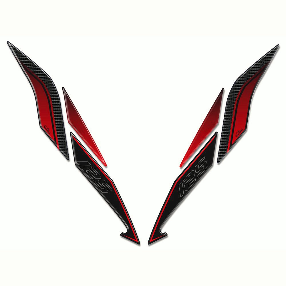 Resin Bike 3D Motorcycle Stickers - Frontal Area | Yamaha Tricity 2017>2020 - Pyramid Motorcycle Accessories