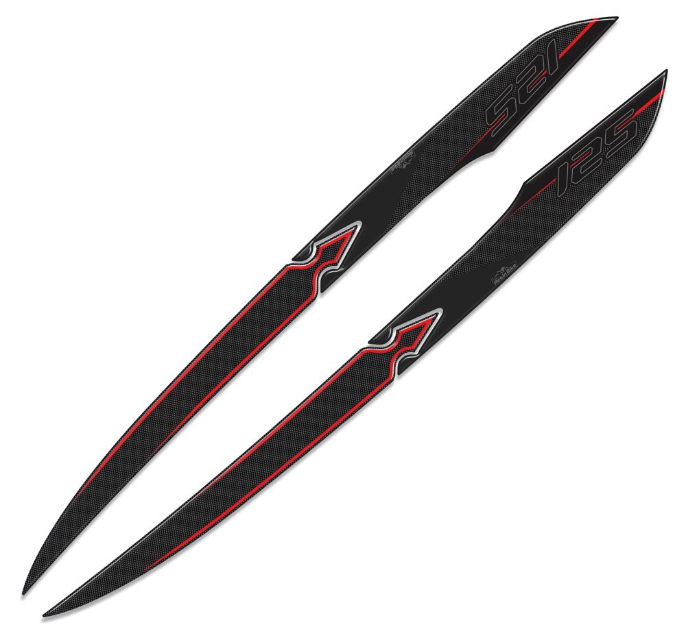 Resin Bike 3D Motorcycle Stickers - Passenger Handles | Yamaha Tricity 2017>2020 - Pyramid Motorcycle Accessories