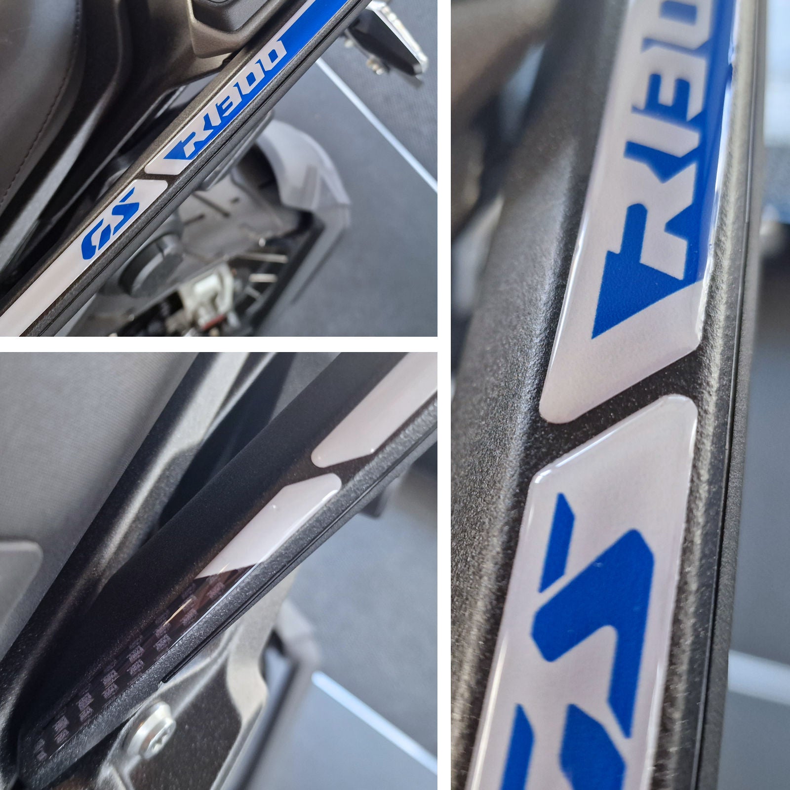 Resin Bike 3D Motorcycle Stickers - Passenger Handles | BMW R 1300 GS 2023>2026 RB-1000696900003 - Pyramid Motorcycle Accessories