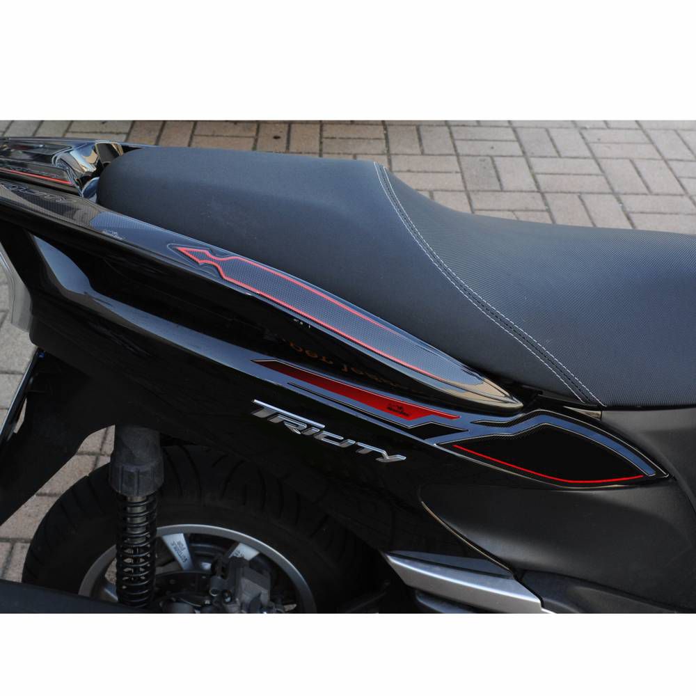 Resin Bike 3D Motorcycle Stickers - Underseat | Yamaha Tricity 125 2017>2020 - Pyramid Motorcycle Accessories
