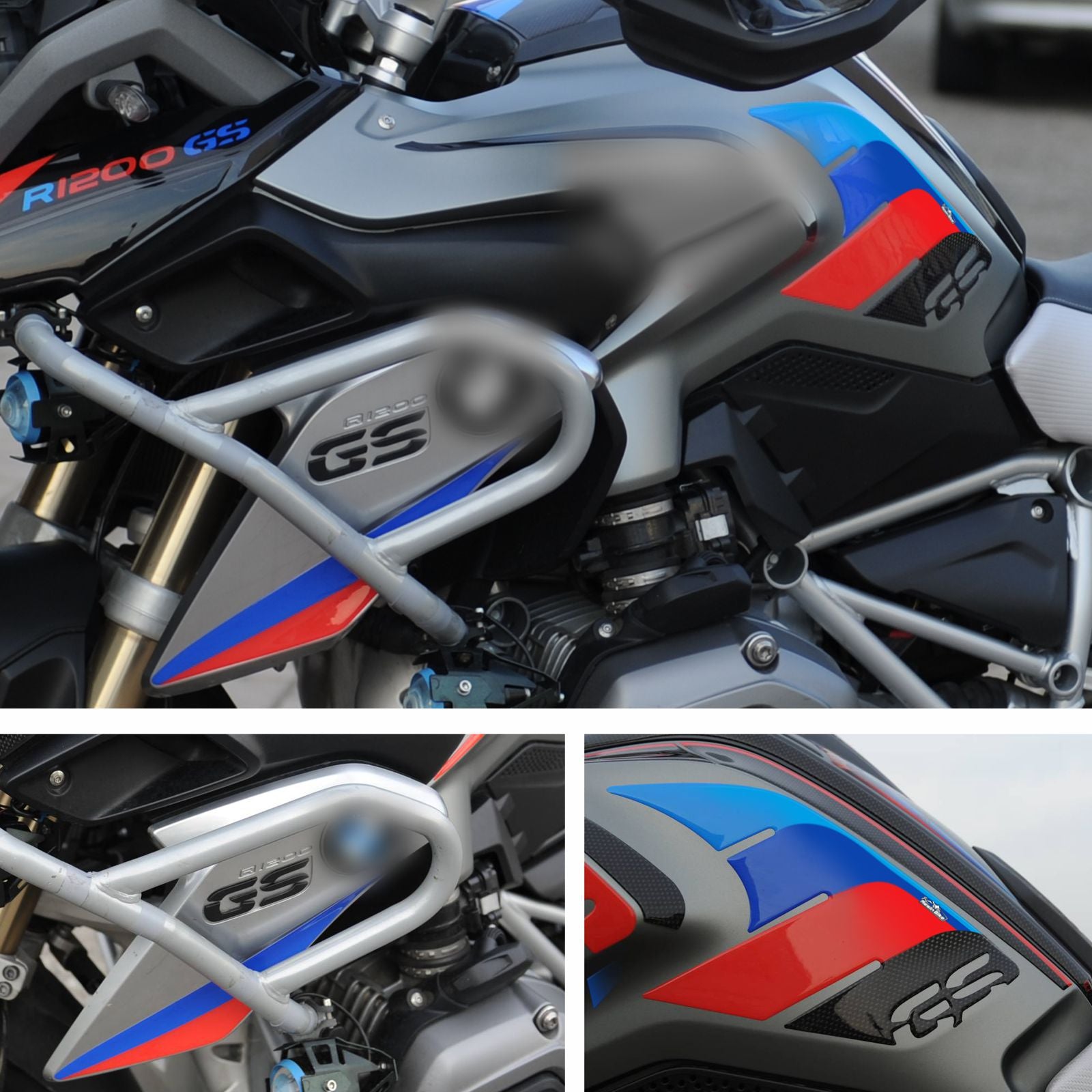 Resin Bike 3D Motorcycle Stickers - Tank Sides | BMW R 1200 GS 2013>2016 RB-B7149412 - Pyramid Motorcycle Accessories