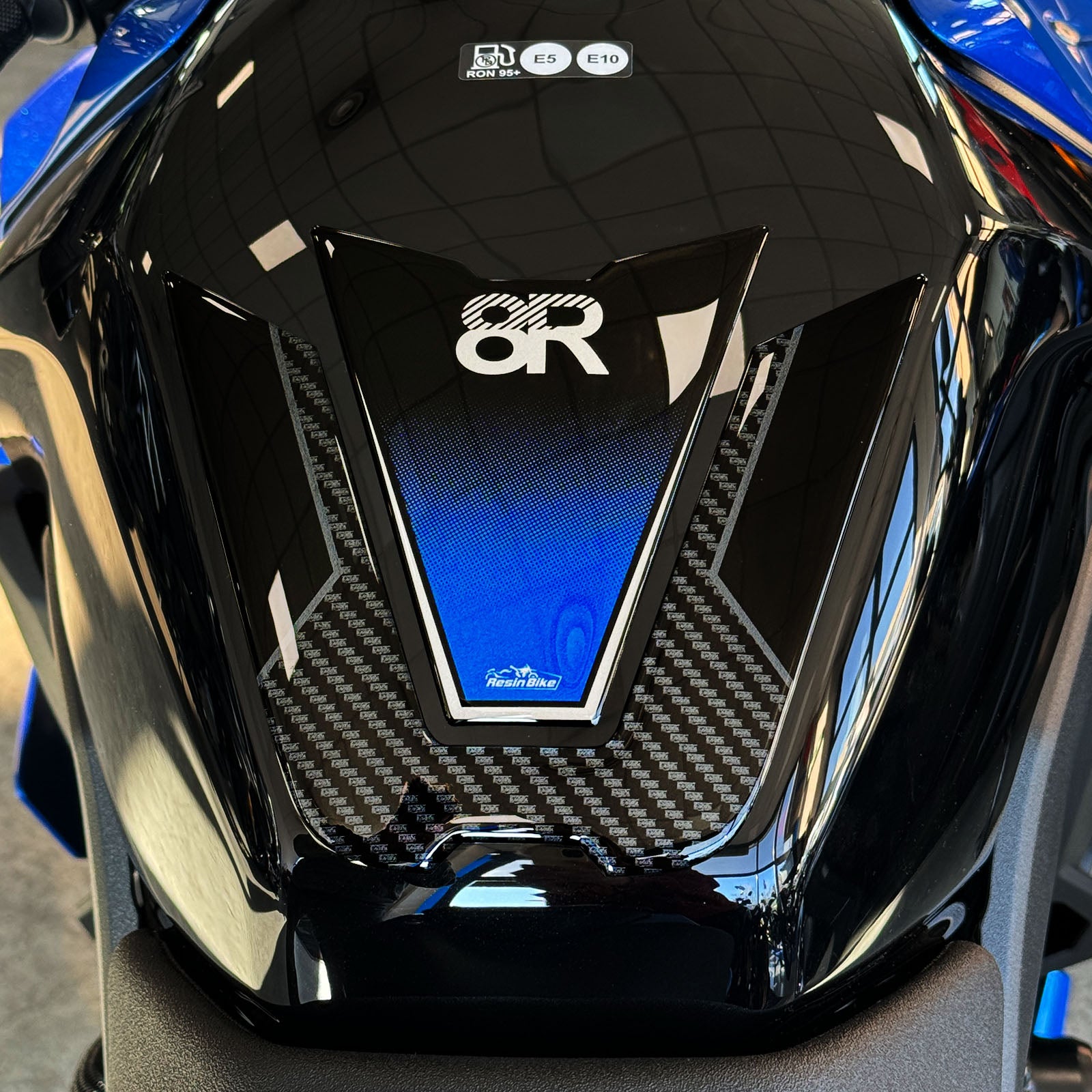 Resin Bike 3D Motorcycle Stickers - Tank Pad | Suzuki GSX-8R 2024>2025 - Pyramid Motorcycle Accessories