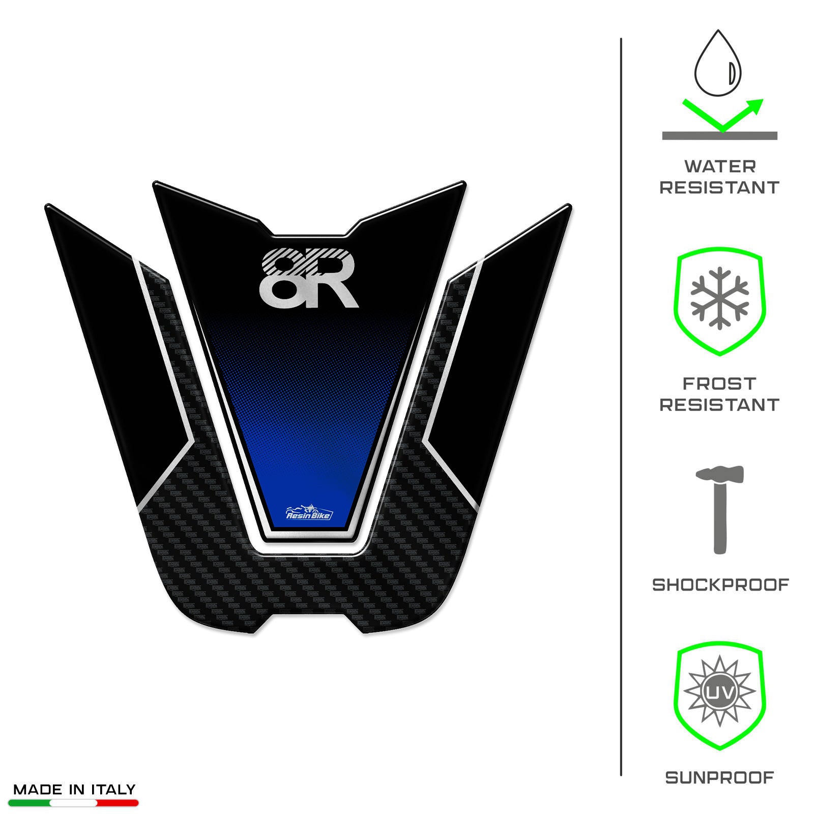 Resin Bike 3D Motorcycle Stickers - Tank Pad | Suzuki GSX-8R 2024>2025 - Pyramid Motorcycle Accessories