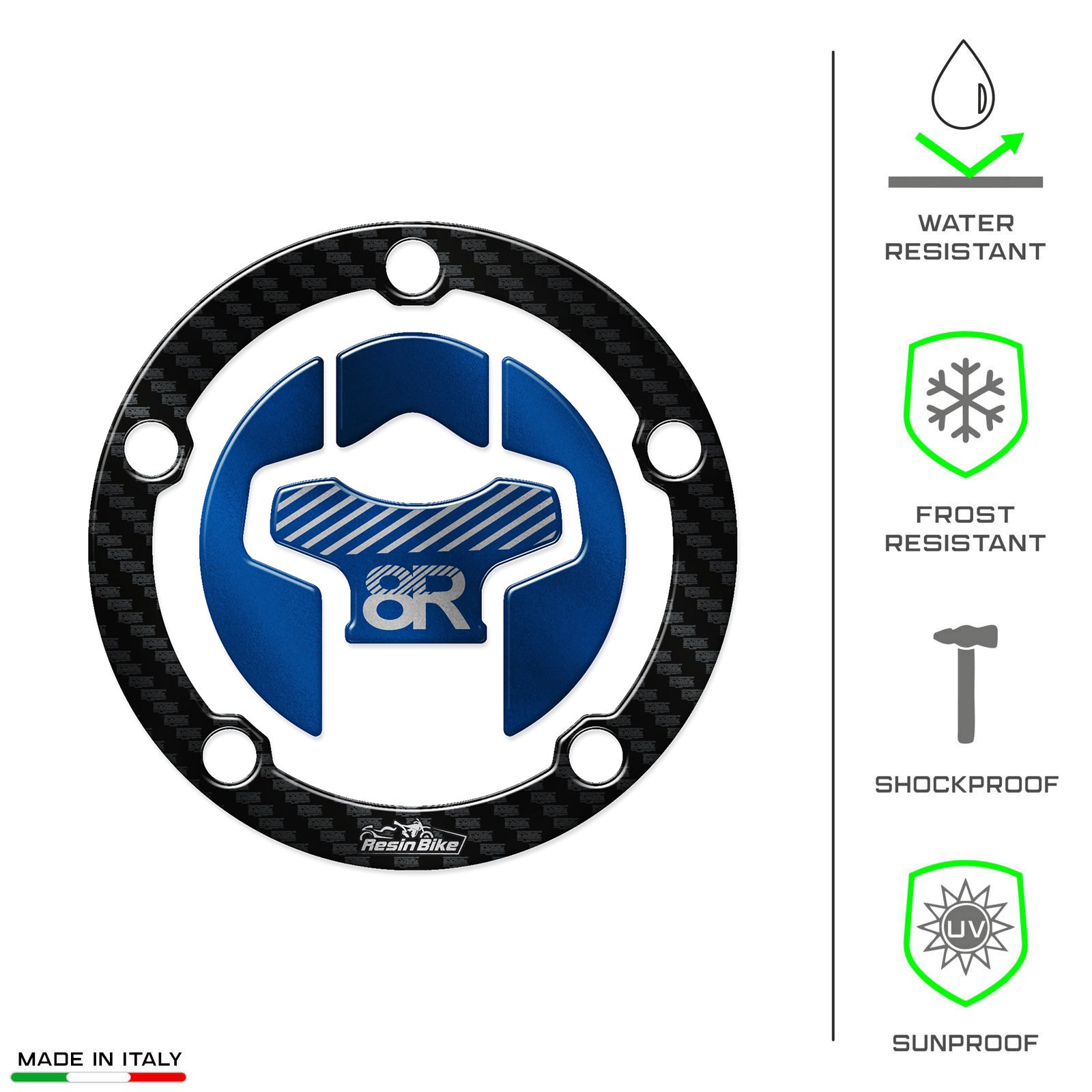 Resin Bike 3D Motorcycle Stickers - Fuel Cap | Suzuki GSX-8R 2024>2026 - Pyramid Motorcycle Accessories