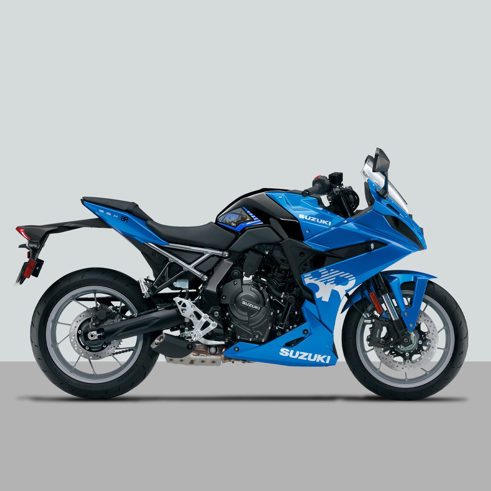 Resin Bike 3D Motorcycle Stickers - Basic Kit | Suzuki GSX-8R 2024>2026 Blue - Pyramid Motorcycle Accessories