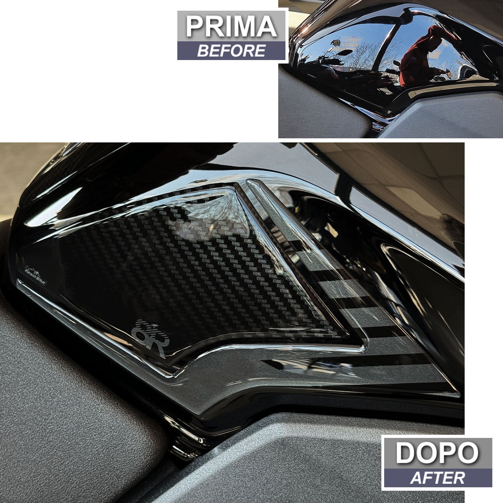 Resin Bike 3D Motorcycle Stickers - Tank Sides | Suzuki GSX-8R 2024>2025 - Pyramid Motorcycle Accessories