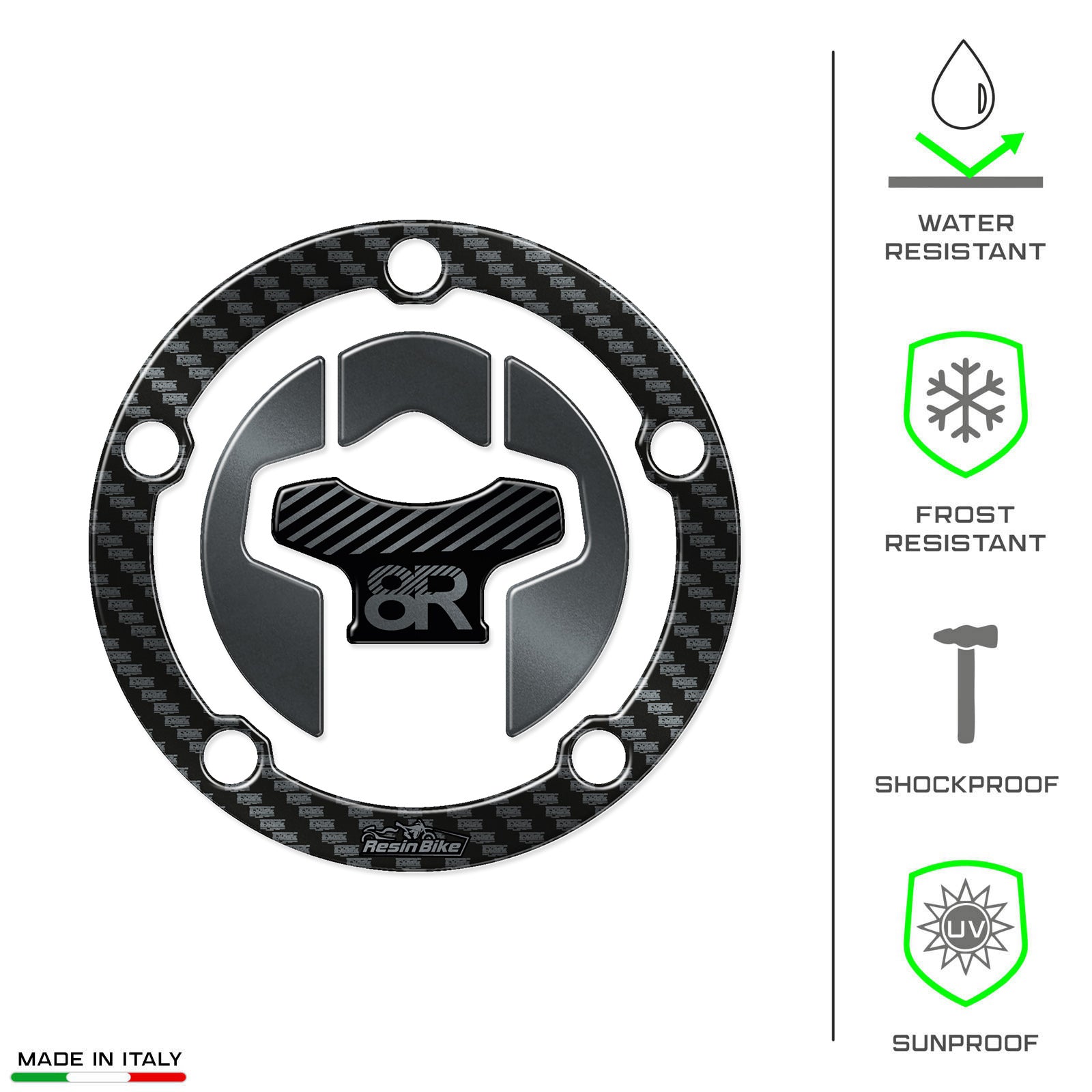 Resin Bike 3D Motorcycle Stickers - Fuel Cap | Suzuki GSX-8R 2024>2025 - Pyramid Motorcycle Accessories