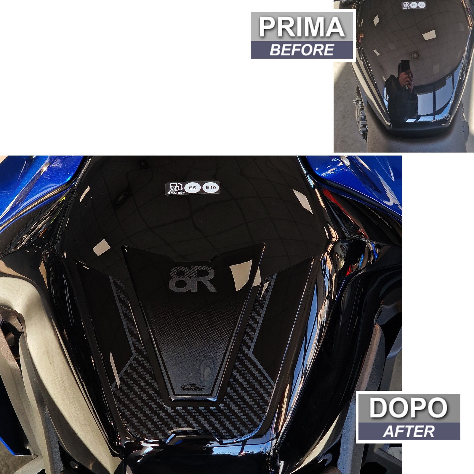 Resin Bike 3D Motorcycle Stickers - Tank Pad | Suzuki GSX-8R 2024>2026 - Pyramid Motorcycle Accessories