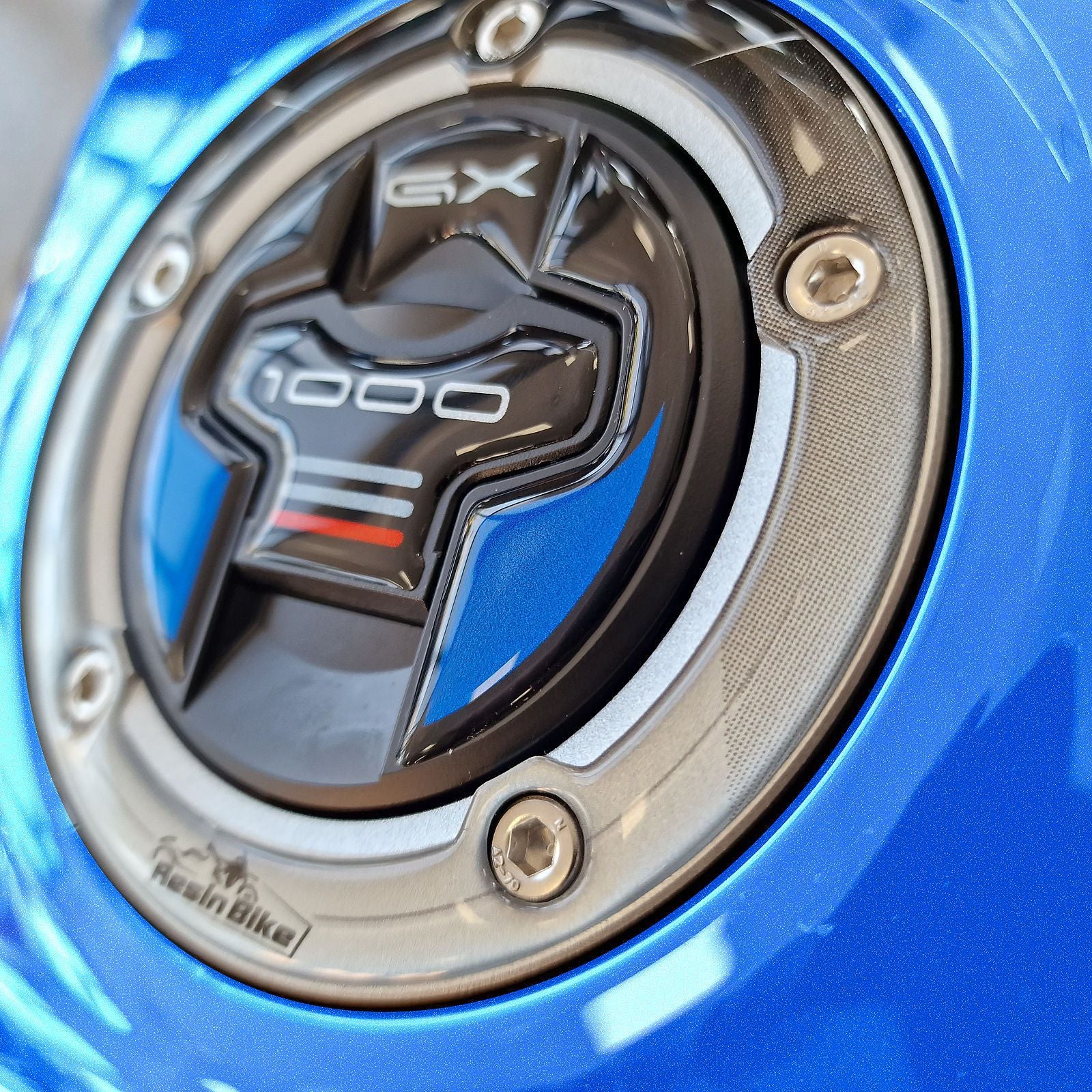 Resin Bike 3D Motorcycle Stickers - Fuel Cap | Suzuki GSX-S1000 GX 2024>2025 - Pyramid Motorcycle Accessories