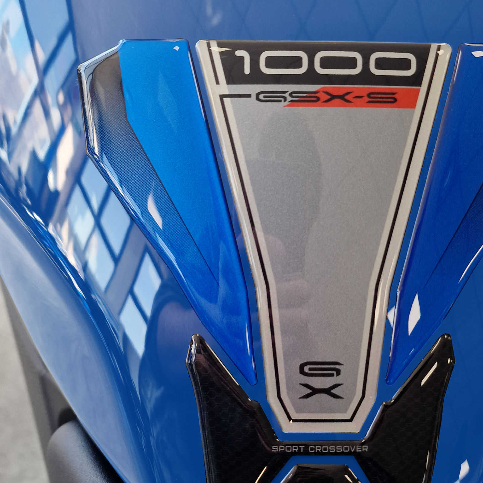 Resin Bike 3D Motorcycle Stickers - Tank Pad | Suzuki GSX-S1000 GX 2024>2025 - Pyramid Motorcycle Accessories