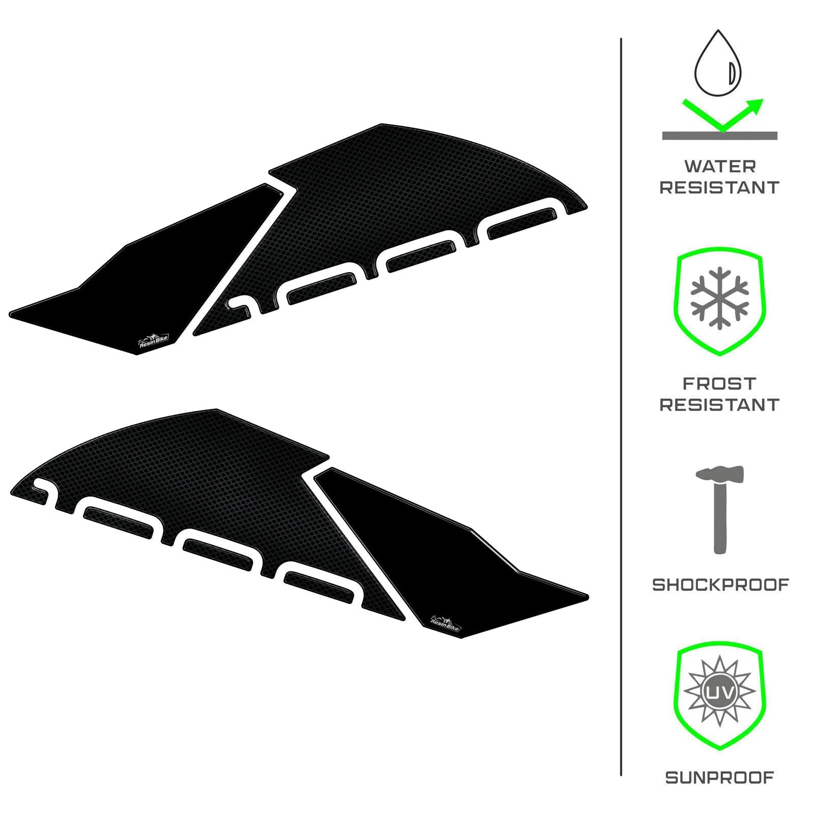 Resin Bike 3D Motorcycle Stickers - Tank Sides | Suzuki GSX-S1000 GX 2024>2026 - Pyramid Motorcycle Accessories