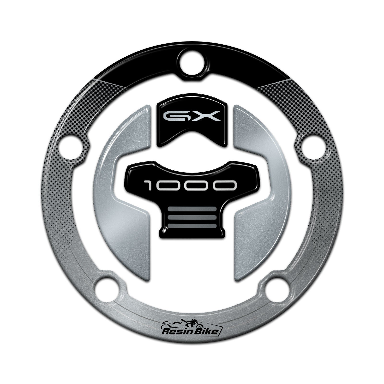Resin Bike 3D Motorcycle Stickers - Fuel Cap | Suzuki GSX-S1000 GX 2024>2026 - Pyramid Motorcycle Accessories