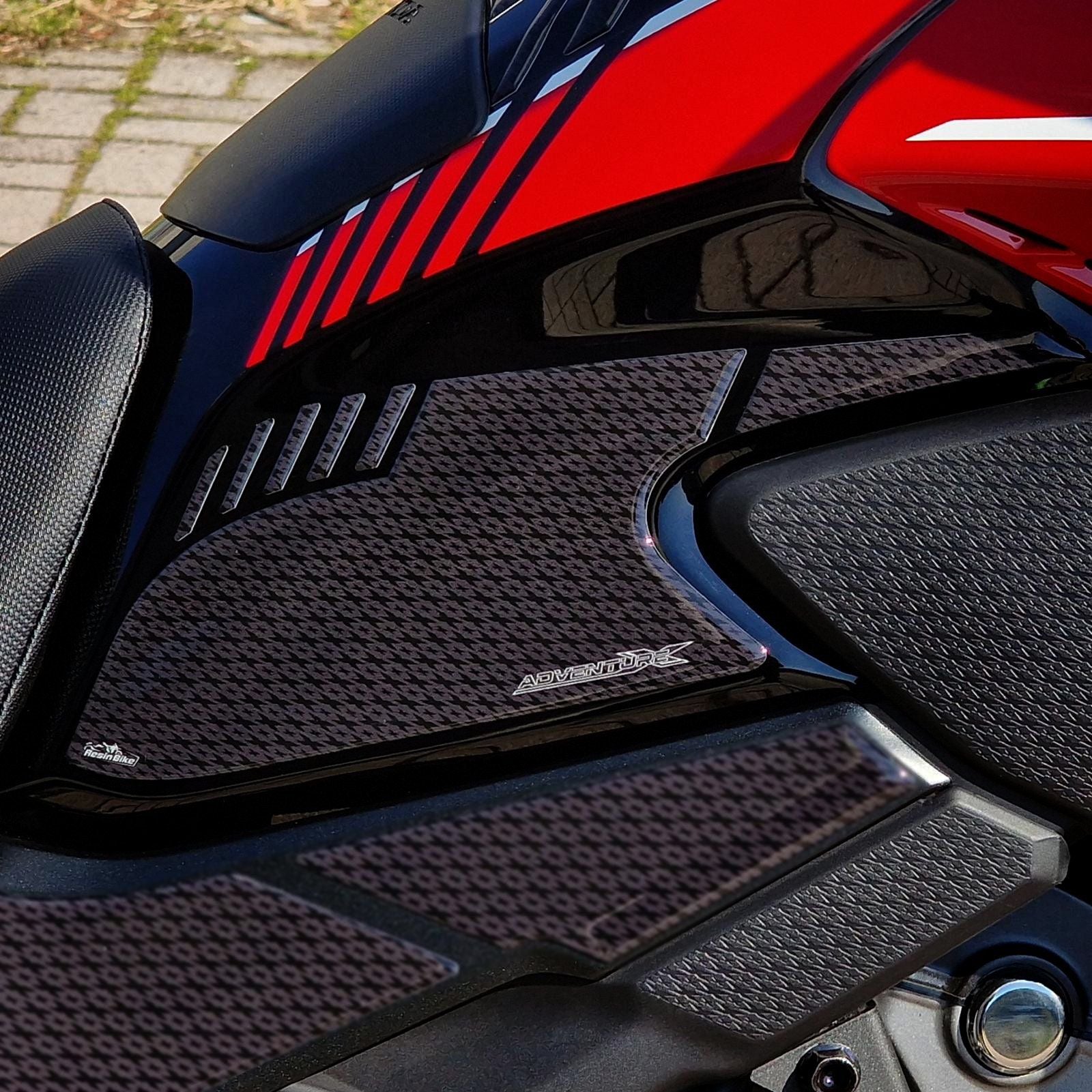 Resin Bike 3D Motorcycle Stickers - Basic Kit | Honda CB 500 X 2022>2023 - Pyramid Motorcycle Accessories