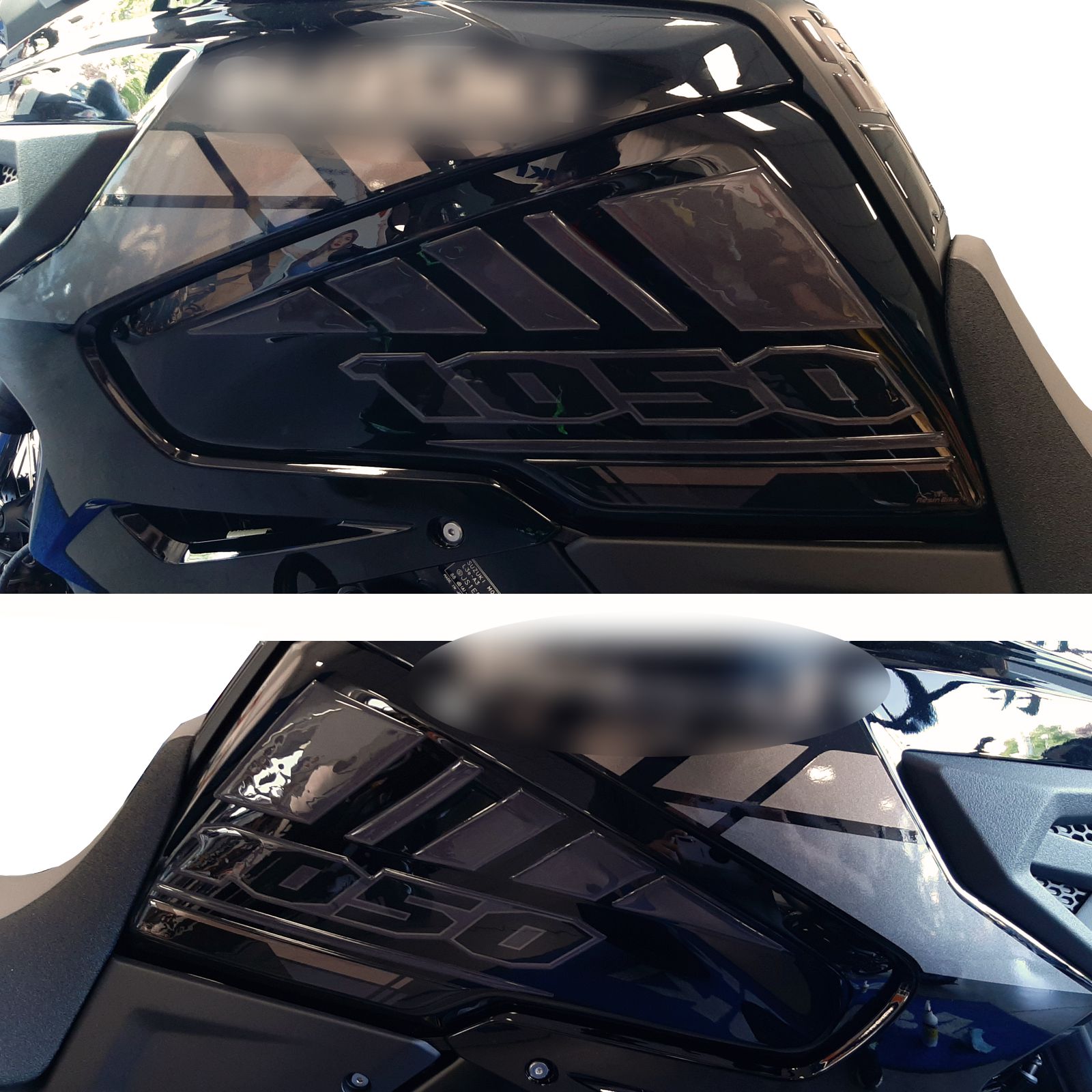 Resin Bike 3D Motorcycle Stickers - Basic Kit | Suzuki V-Strom 1050 / 1050XT 2020>2023 RB-1000701500006 - Pyramid Motorcycle Accessories