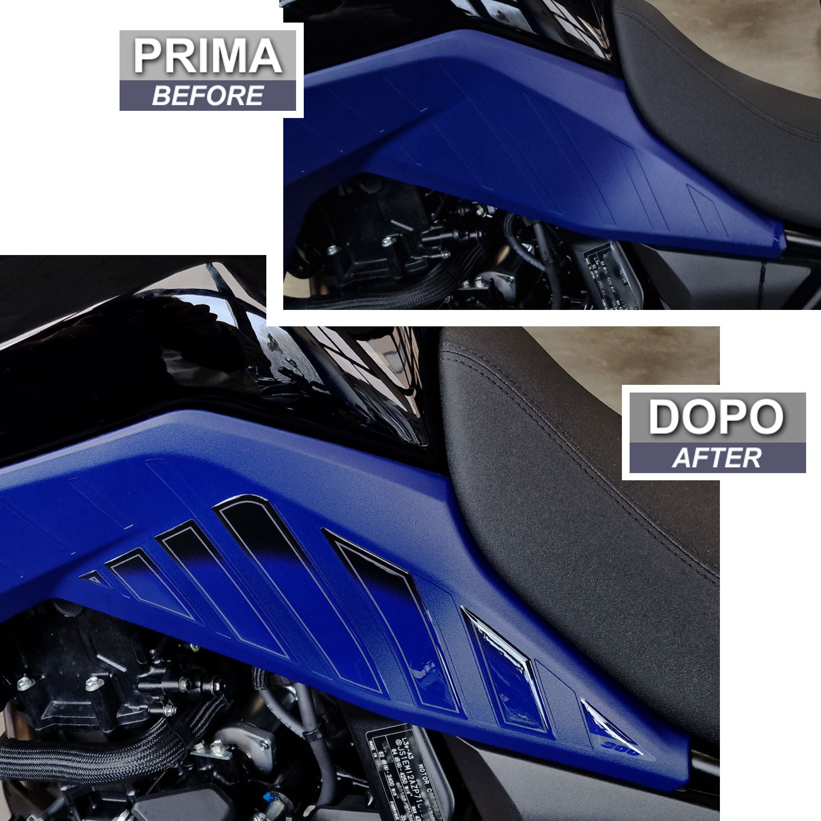 Resin Bike 3D Motorcycle Stickers - Tank Sides | Suzuki V-Strom 800DE 2023>2024 RB-1000702100007 - Pyramid Motorcycle Accessories