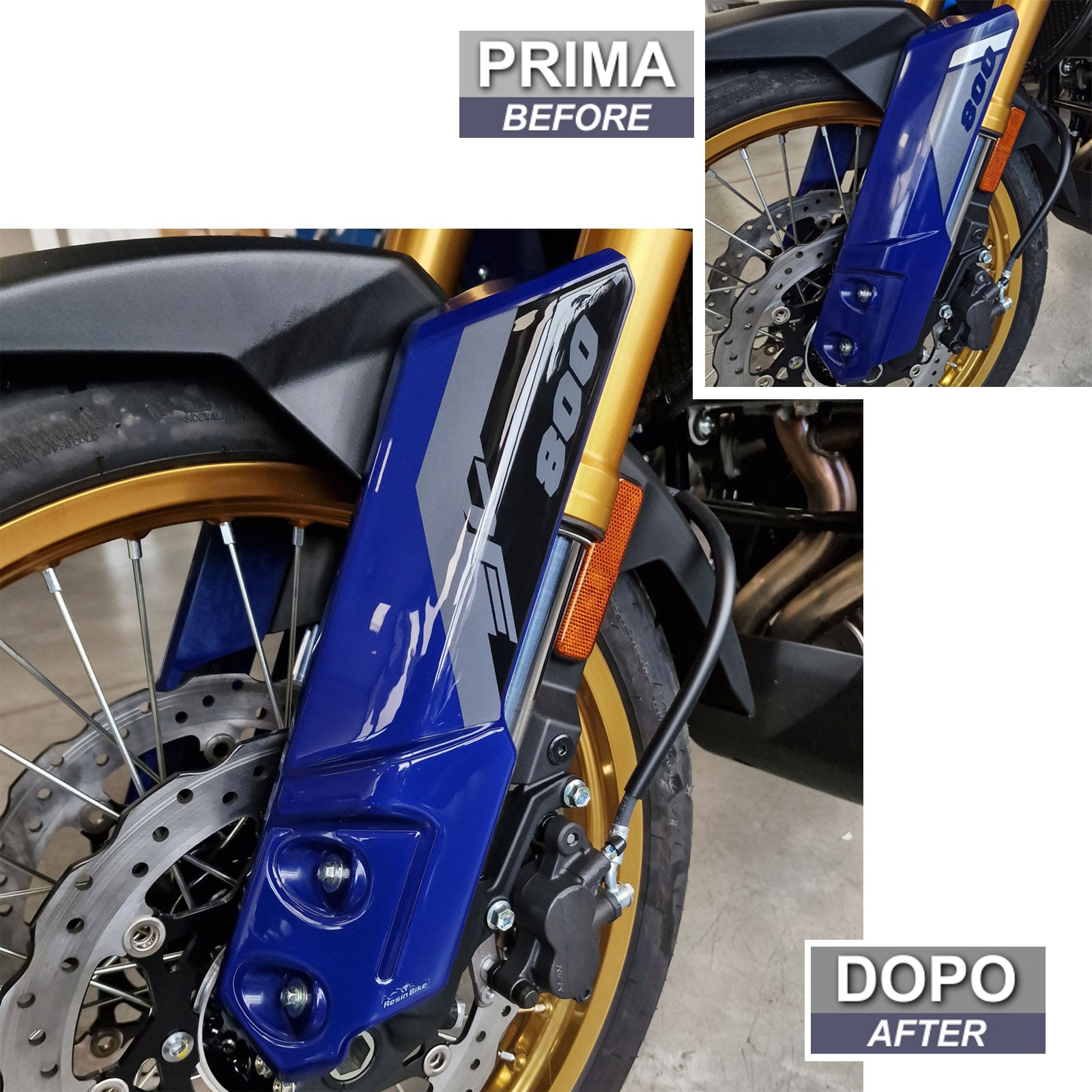 Resin Bike 3D Motorcycle Stickers - Side Panels | Suzuki V-Strom 800DE 2023>2024 RB-1000702700009 - Pyramid Motorcycle Accessories