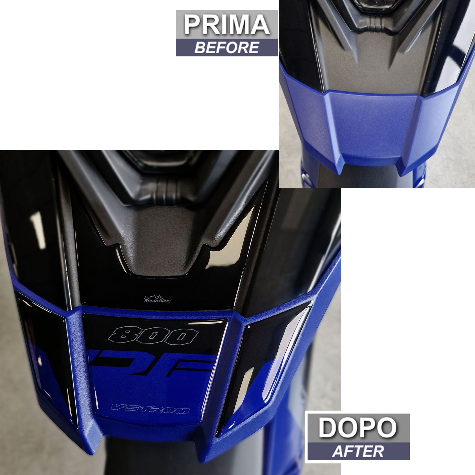 Resin Bike 3D Motorcycle Stickers - Beak | Suzuki V-Strom 800DE 2023>2024 RB-1000702200004 - Pyramid Motorcycle Accessories